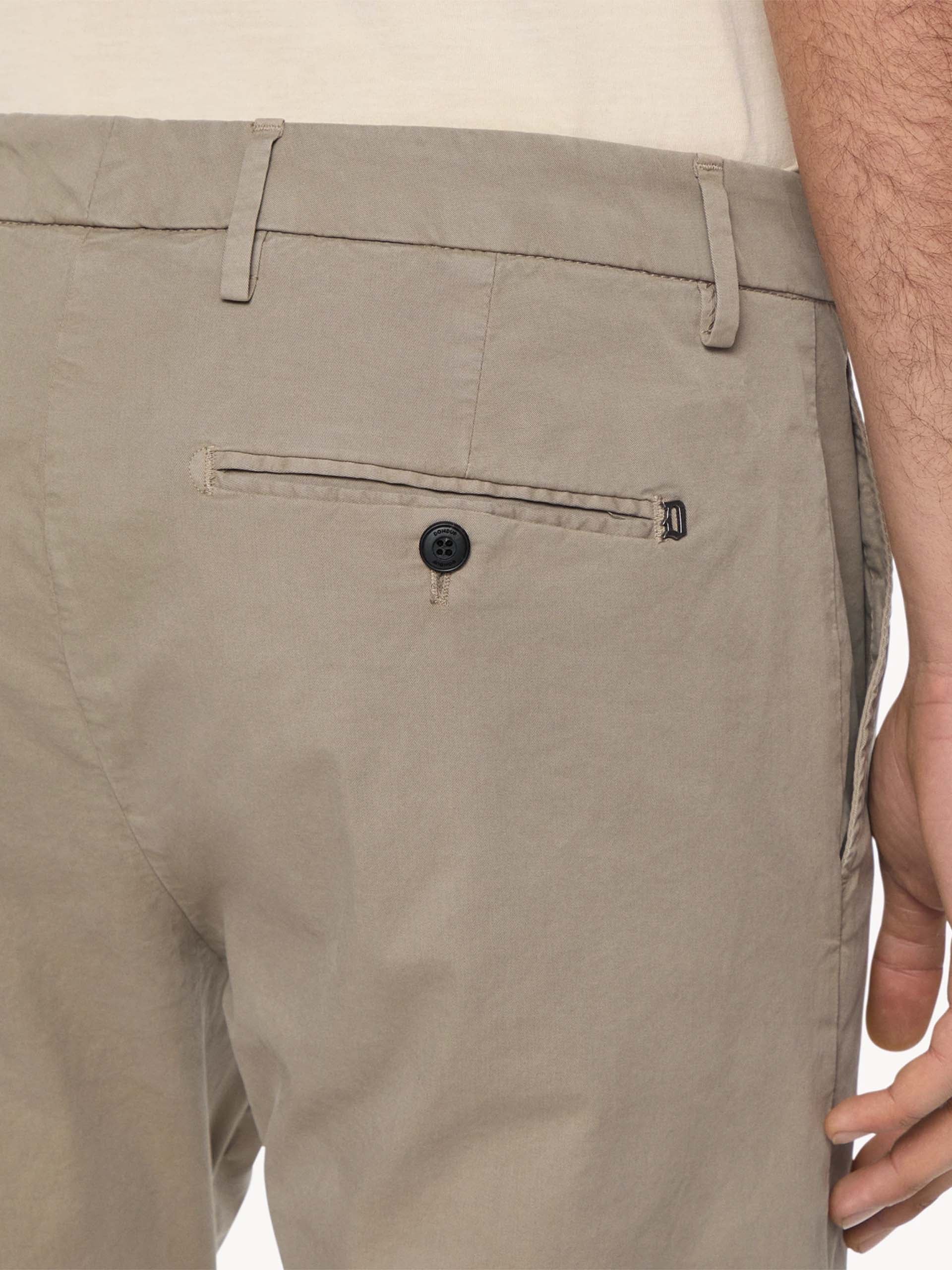 DONDUP - Chino-Hose Ral für Herren in Taupe Beige