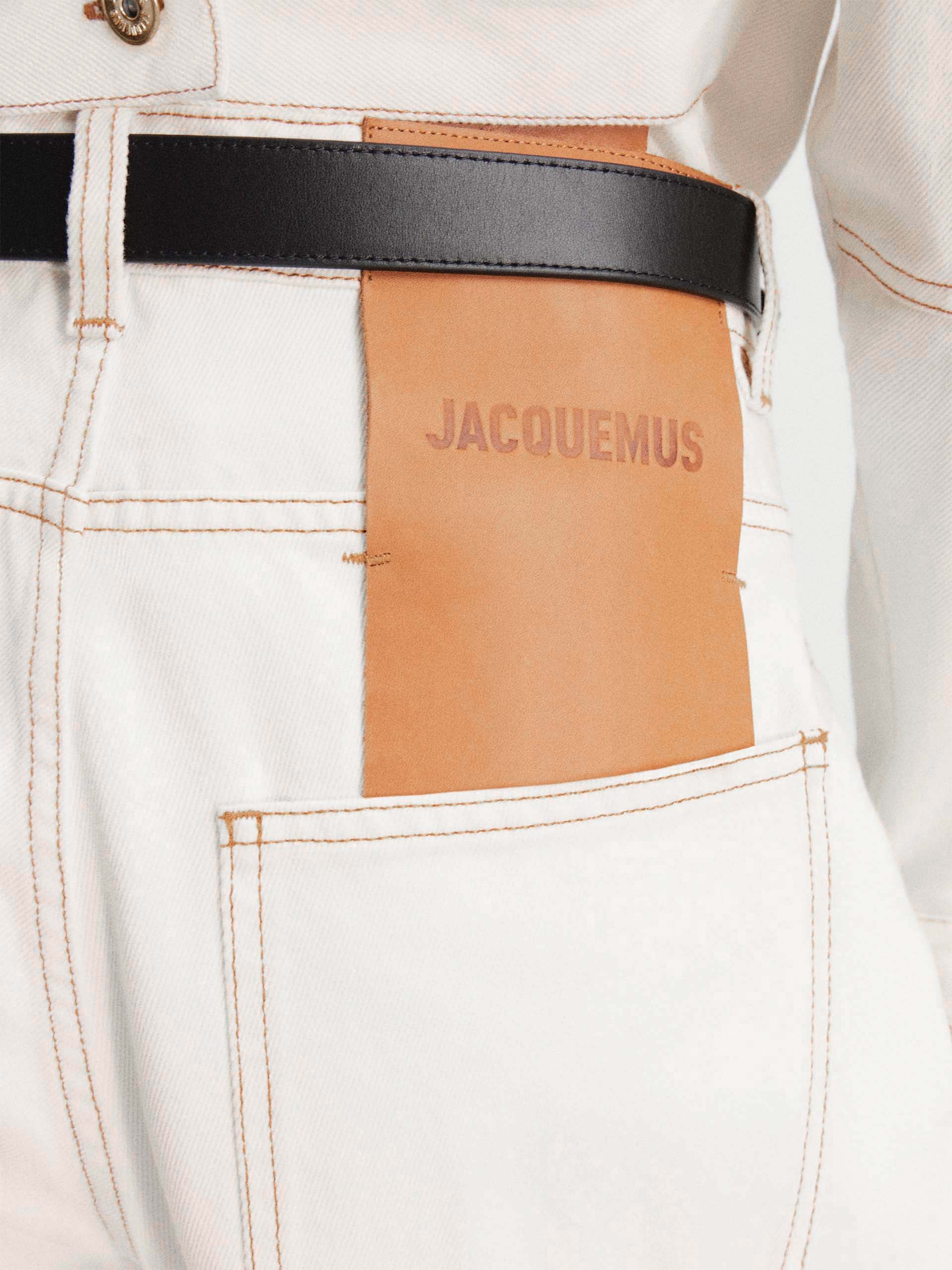 JACQUEMUS - Jeans De-Nimes Large für Damen in Weiß - White