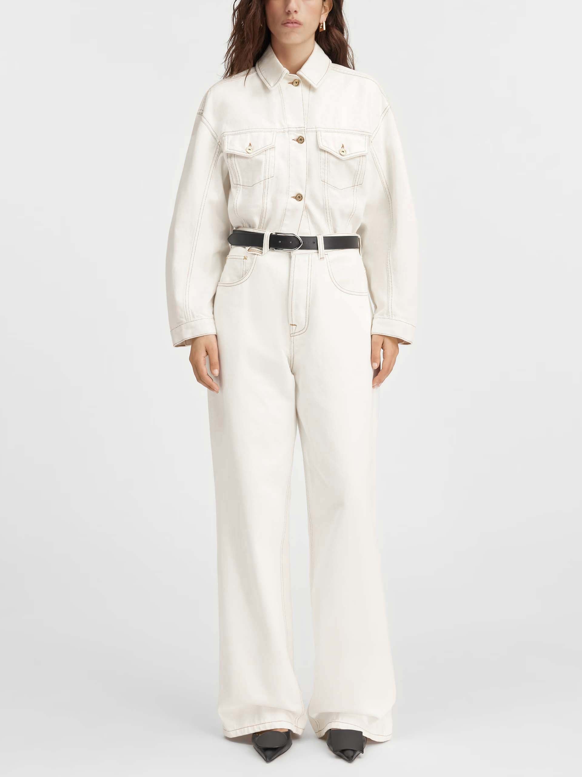 JACQUEMUS - Jeansjacke La Veste De-Nîmes für Damen in Weiß - White