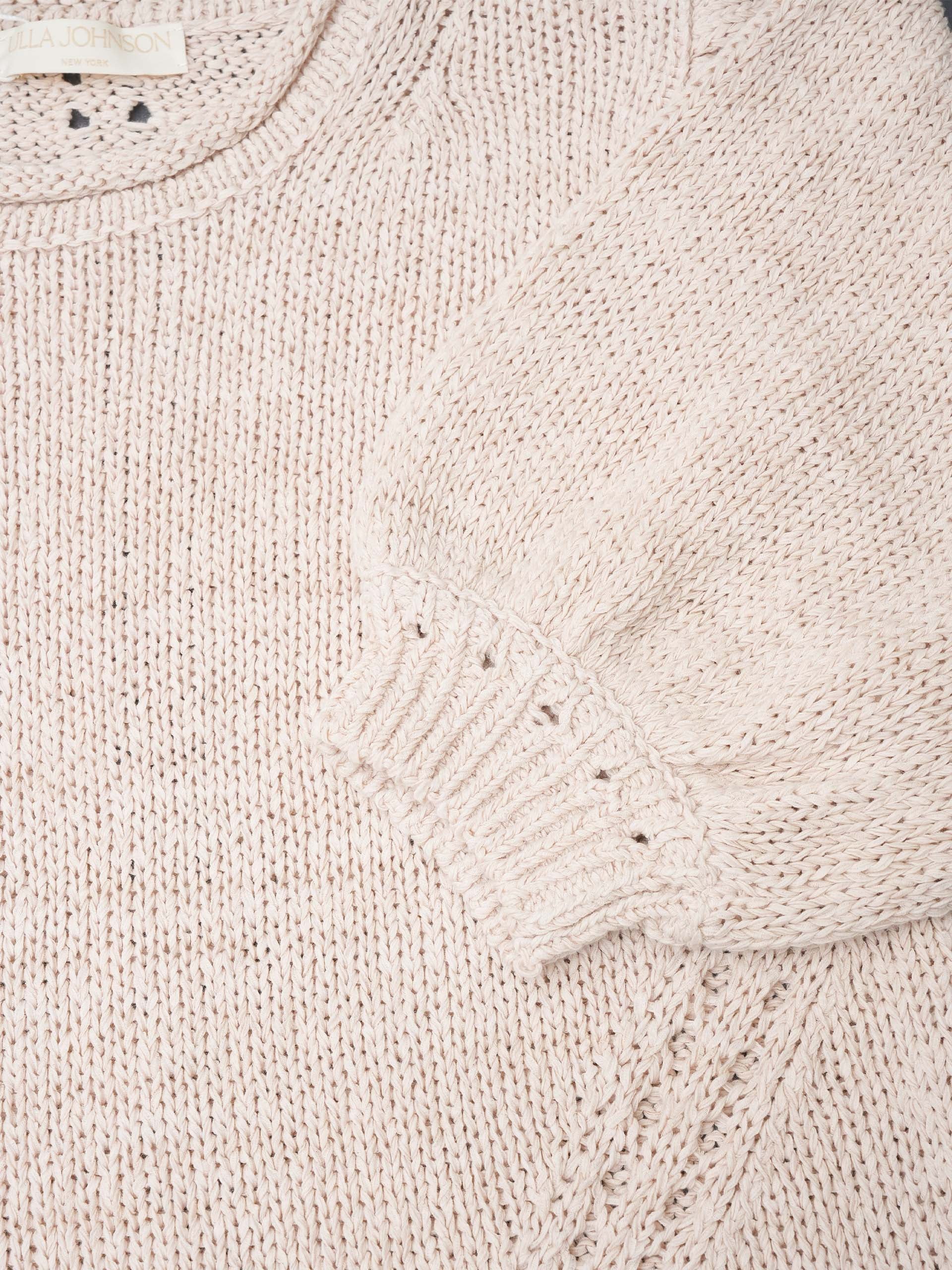 ULLA JOHNSON - Strick-Top Pia für Damen in Hellbeige - Light beige