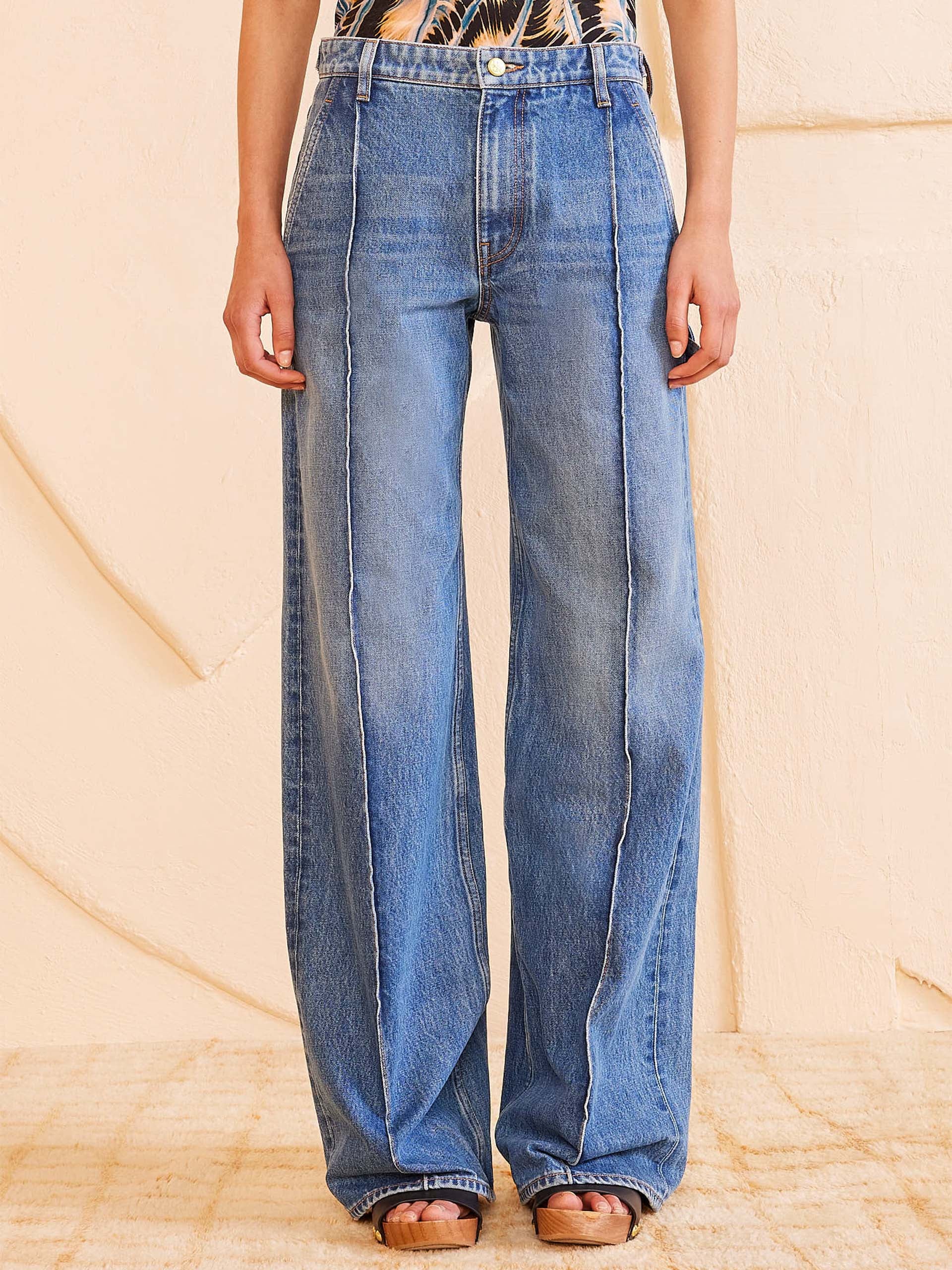 ULLA JOHNSON - Asher Jeans mit weitem Bein für Damen