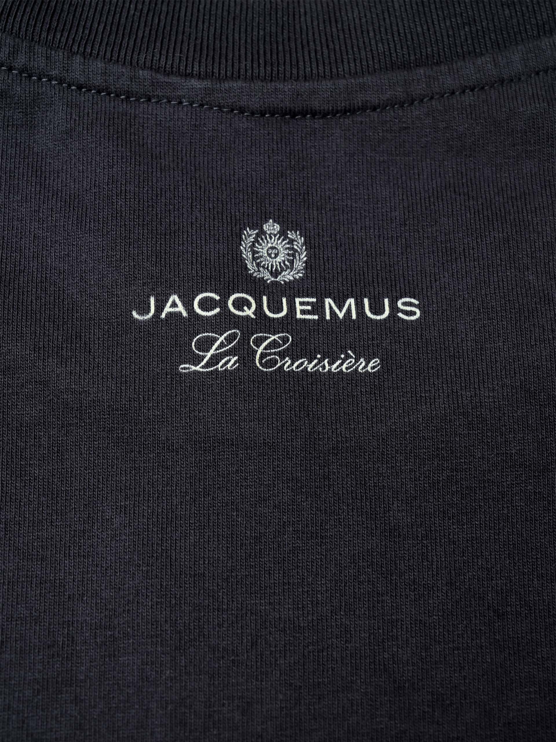 JACQUEMUS - T-Shirt Marino mit Logo-Print für Herren