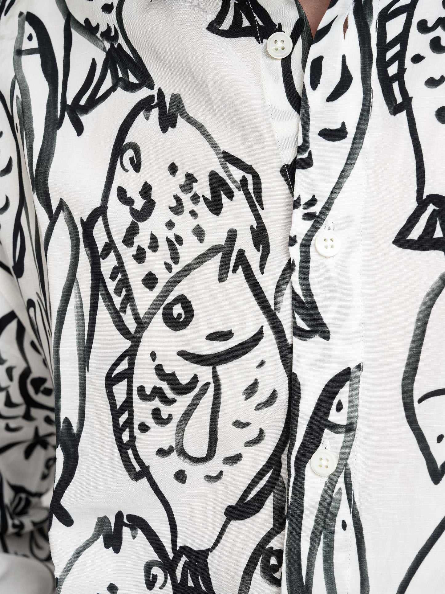 JACQUEMUS - Hemd Simon mit Fisch-Print für Herren