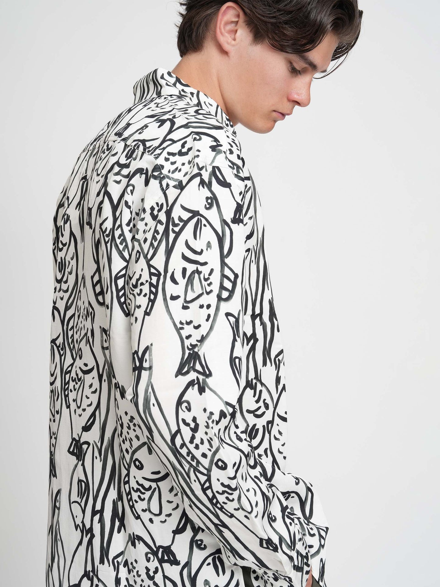 JACQUEMUS - Hemd Simon mit Fisch-Print für Herren