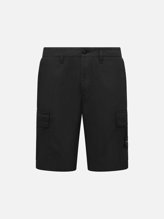 STONE ISLAND - Bermudashorts aus Baumwolle für Herren in Schwarz - Black