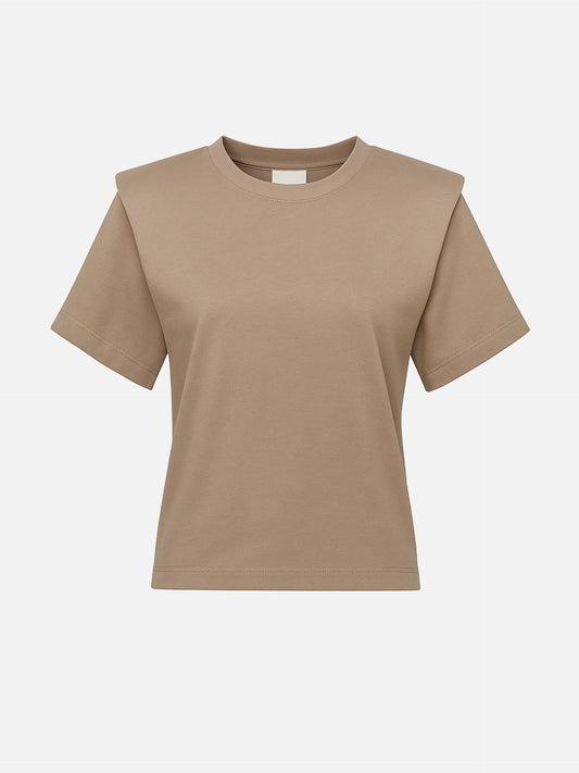 ISABEL MARANT - Zelitos T-Shirt mit Schulterpolster für Damen in Khaki