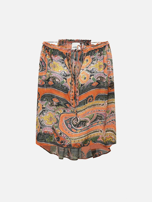 ISABEL MARANT - Bedrucktes Seidentop Marilou für Damen