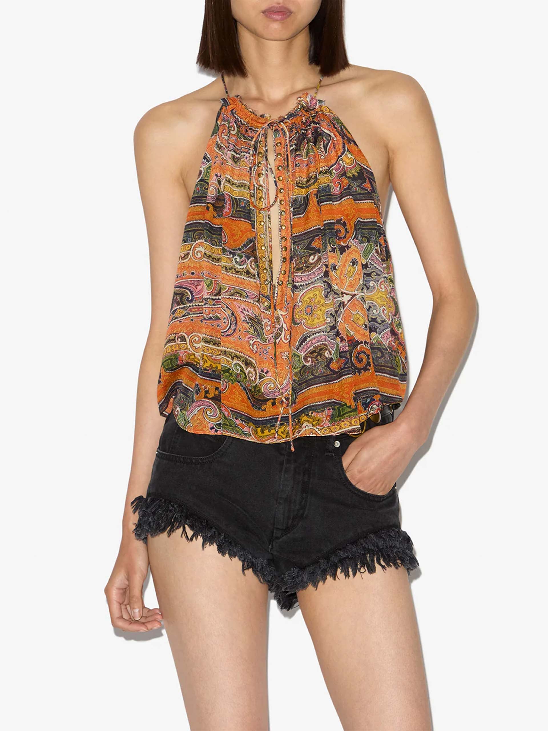 ISABEL MARANT - Bedrucktes Seidentop Marilou für Damen