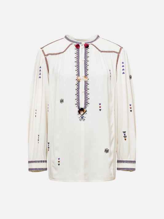 MARANT ÉTOILE - Bestickte Bluse Pelson aus Gaze für Damen