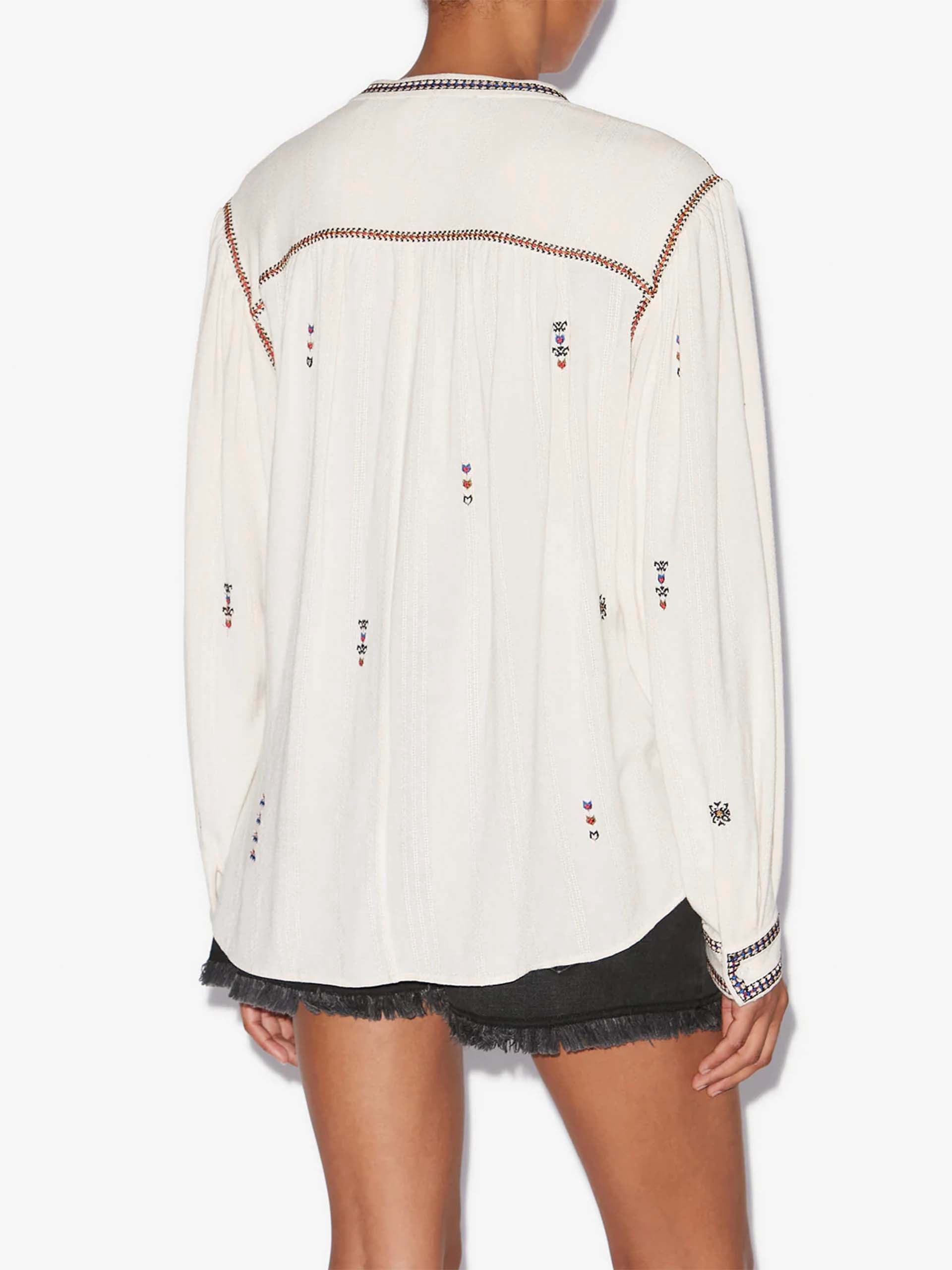 MARANT ÉTOILE - Bestickte Bluse Pelson aus Gaze für Damen