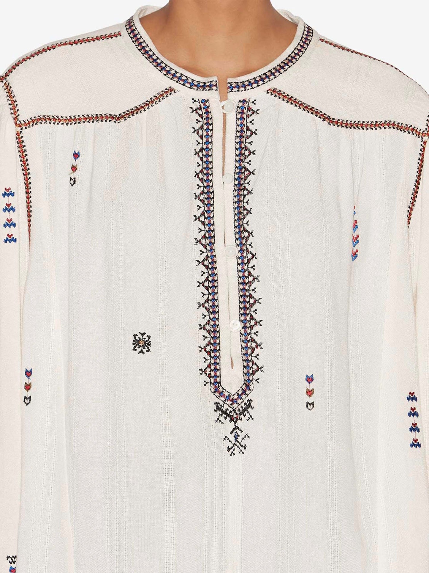 MARANT ÉTOILE - Bestickte Bluse Pelson aus Gaze für Damen