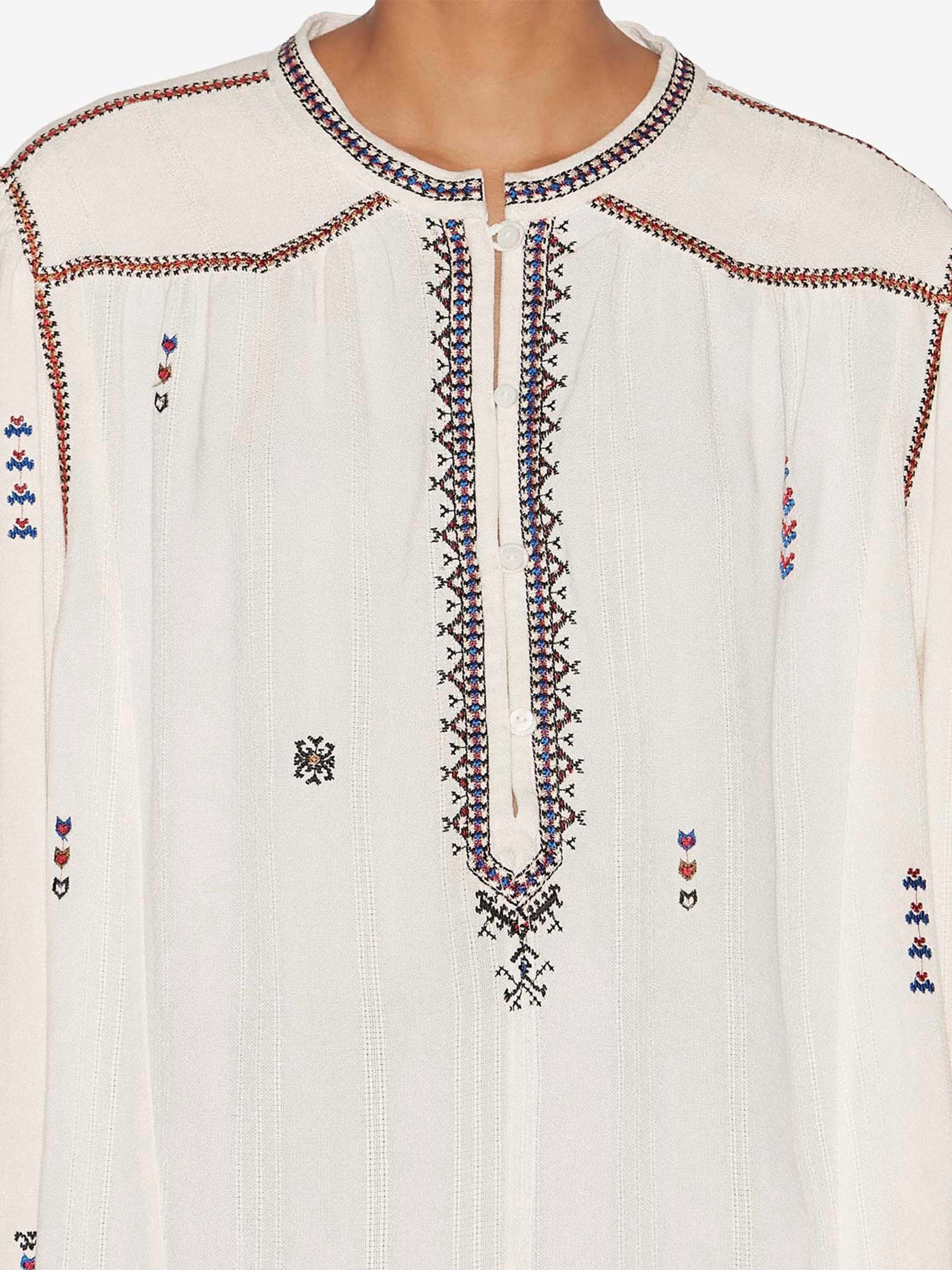 MARANT ÉTOILE - Bestickte Bluse Pelson aus Gaze für Damen