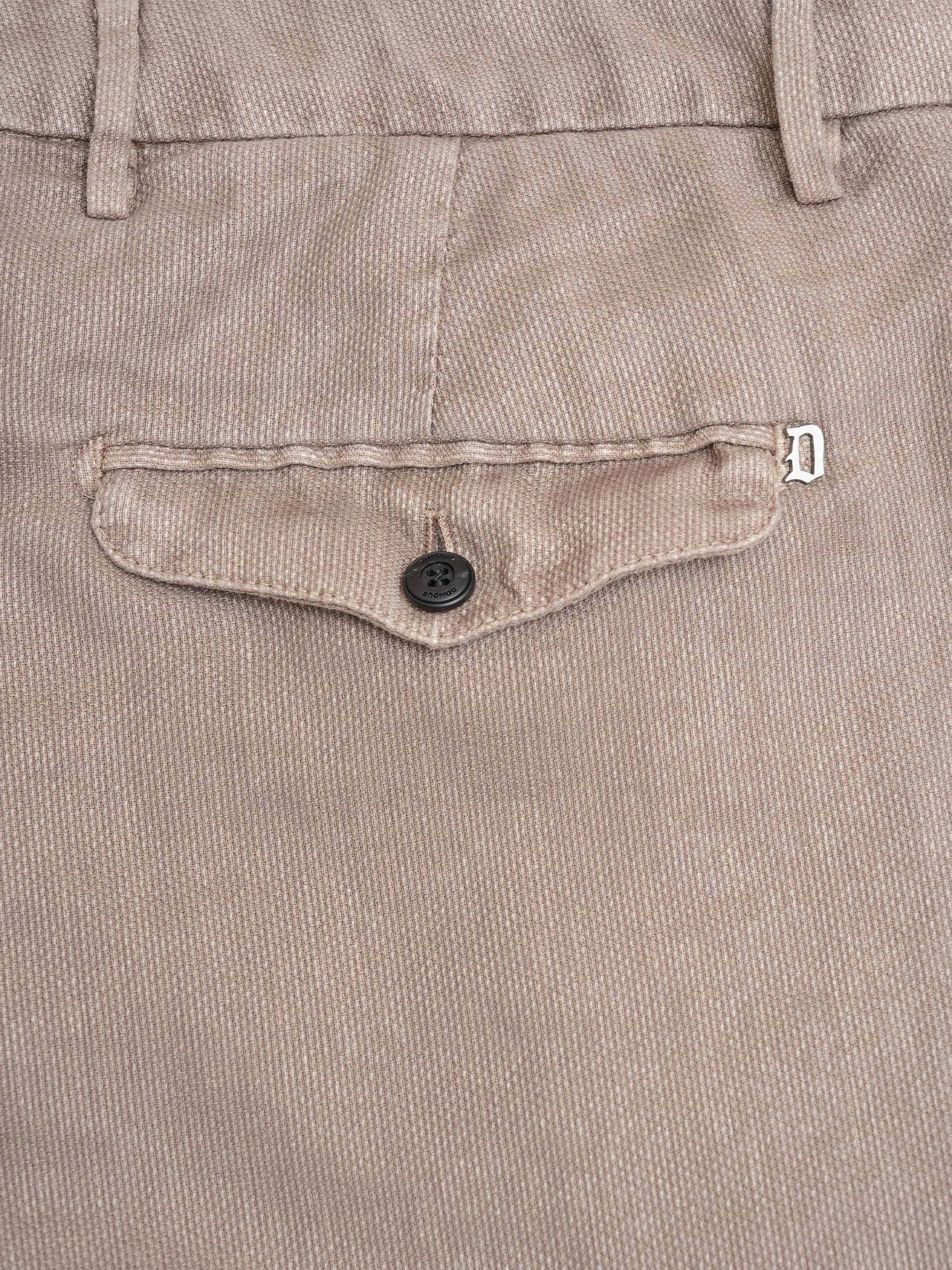 DONDUP - Leinenhose Joe im Carrot-Fit für Herren