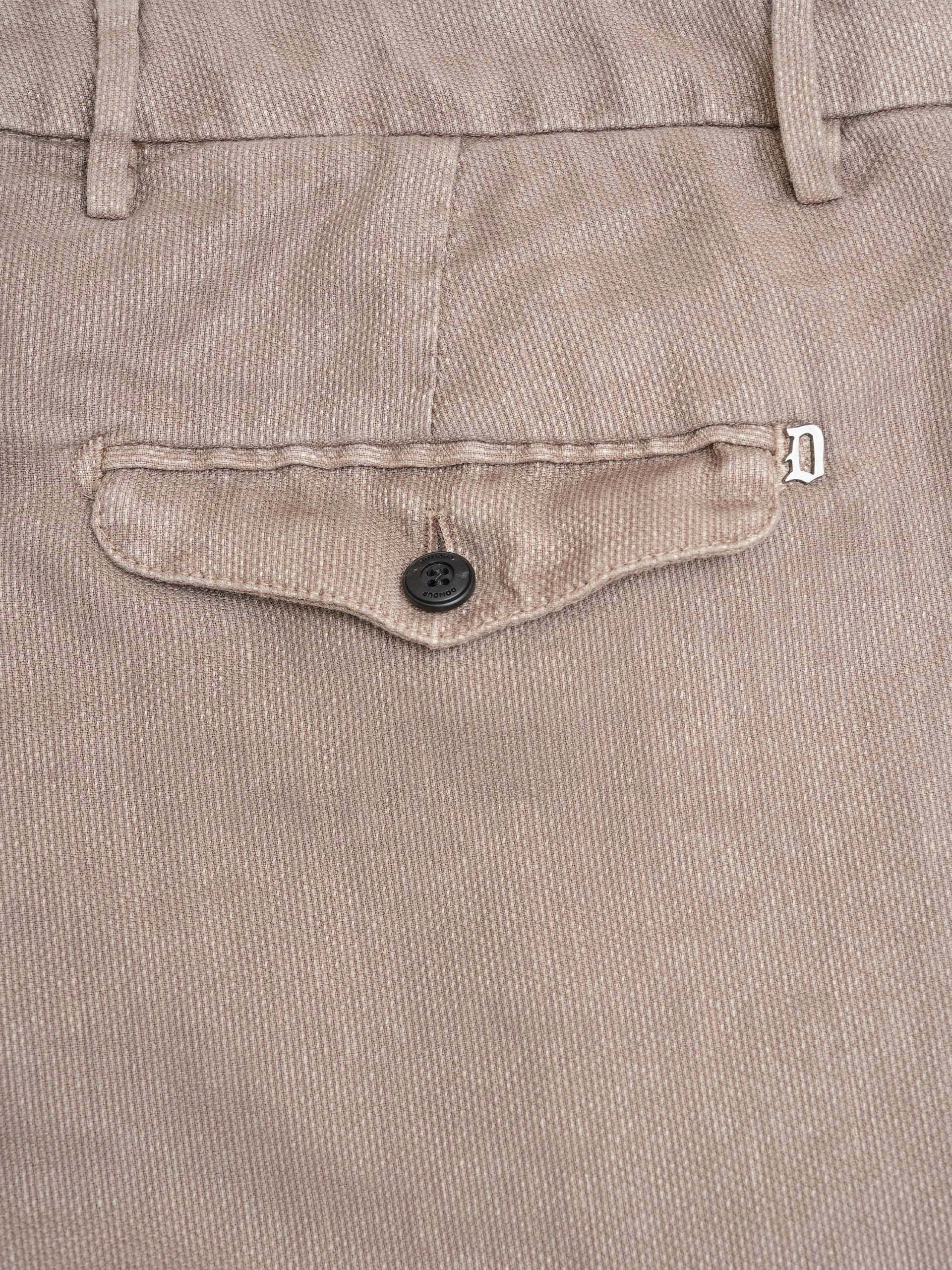 DONDUP - Leinenhose Joe im Carrot-Fit für Herren