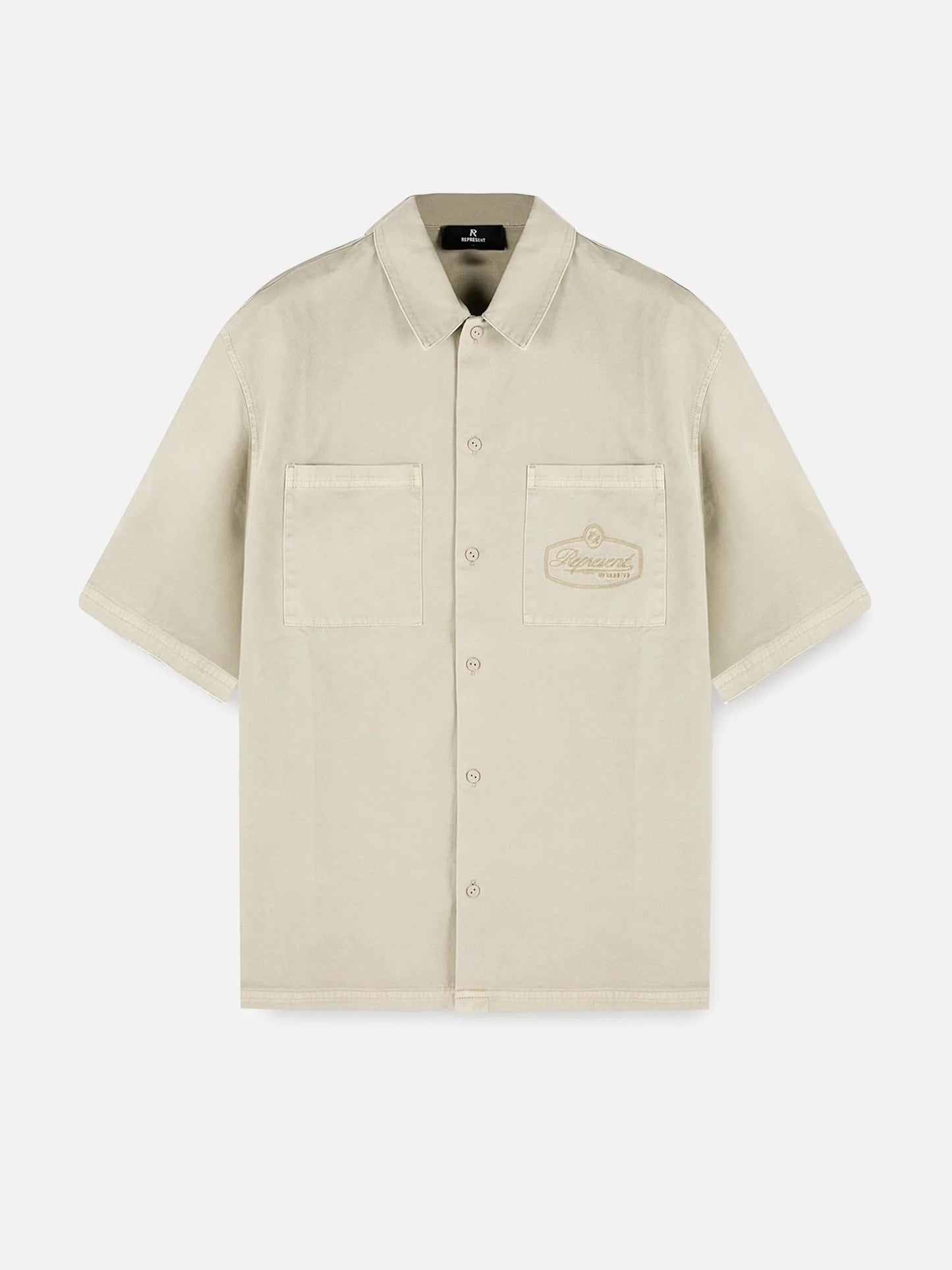 REPRESENT - Kurzarm-Baumwoll-Overshirt für Herren