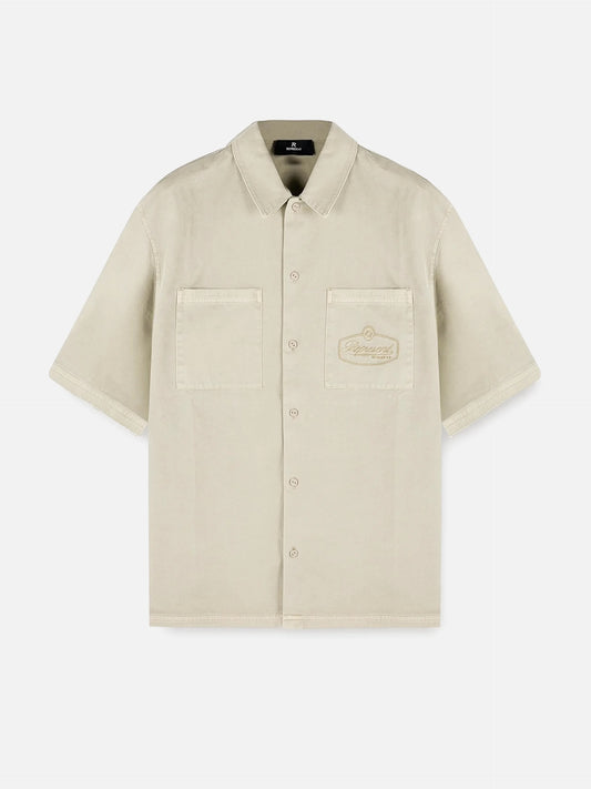REPRESENT - Kurzarm-Baumwoll-Overshirt für Herren