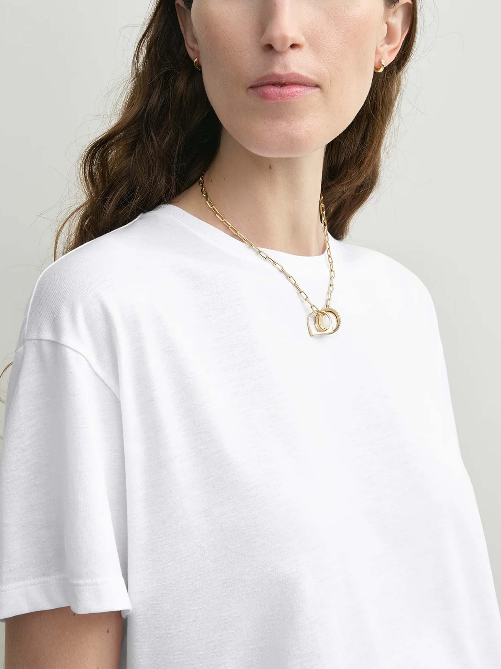 TOTEME - Garderob T-Shirt aus Jersey für Damen in Weiß - White