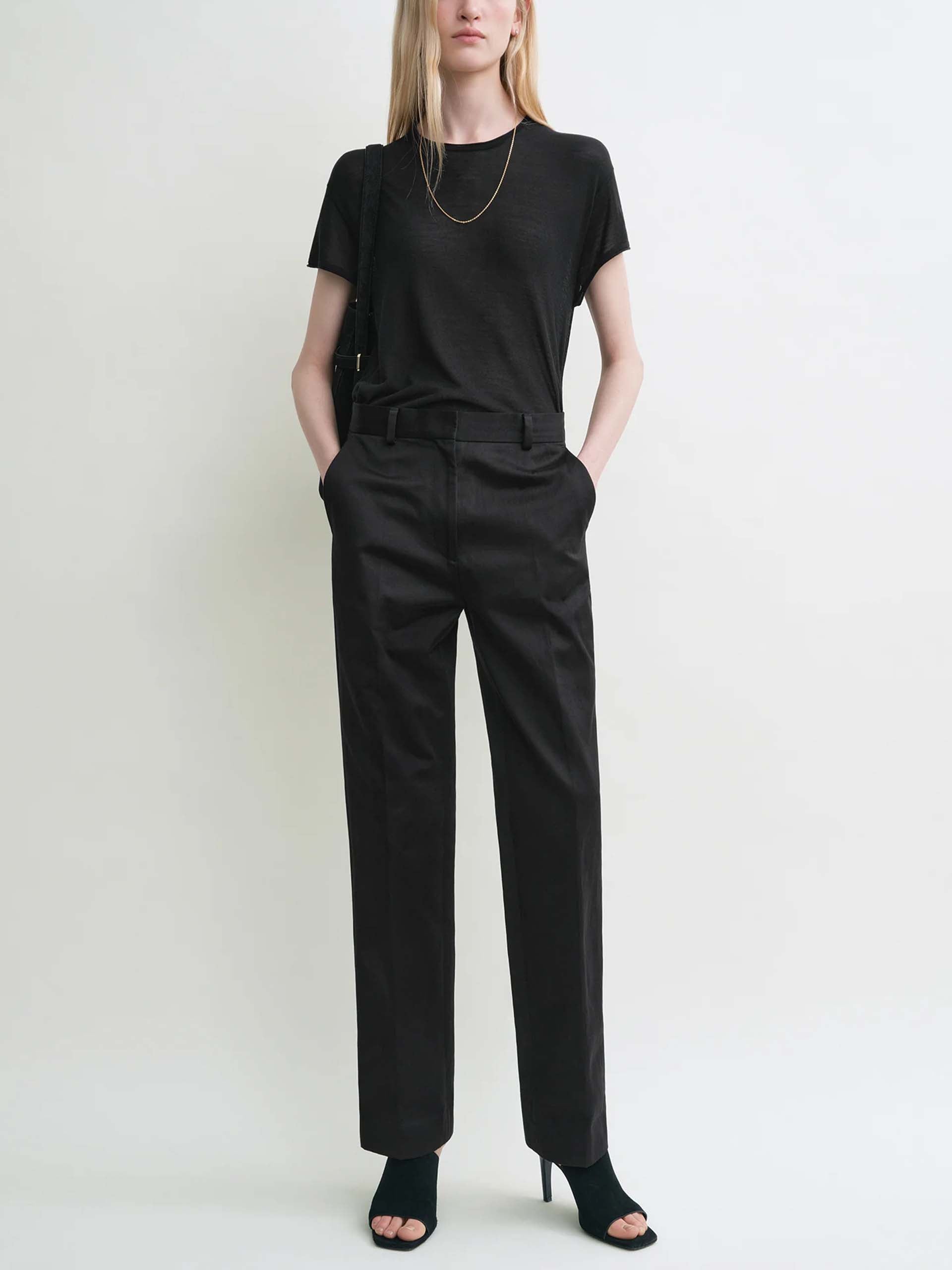 TOTEME - Chinos aus Baumwoll-Leinen-Mix für Damen