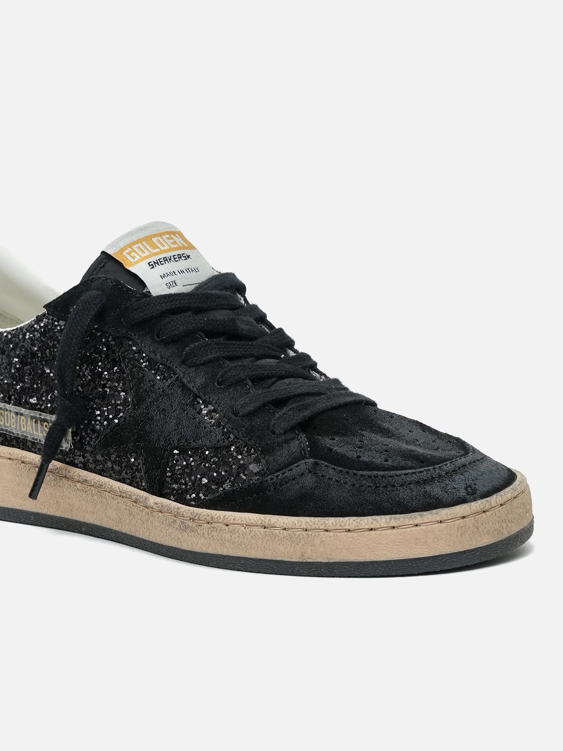 GOLDEN GOOSE - Ball Star Sneaker mit Glitzer für Damen