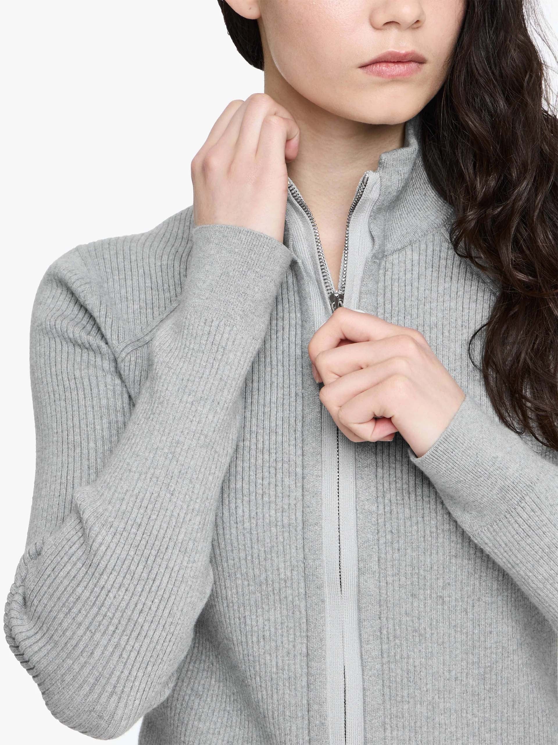 JW ANDERSON - Strickjacke aus Baumwollmix für Damen in Hellgrau - Light grey