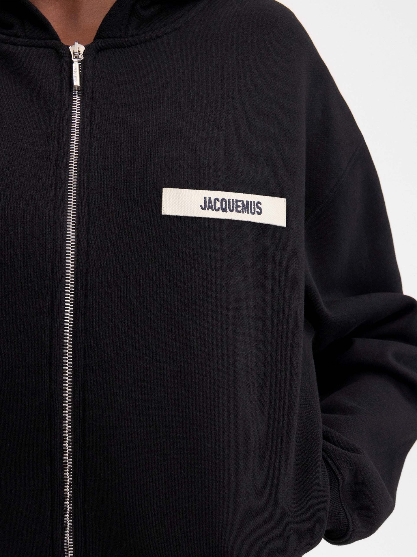 JACQUEMUS - Logo-Hoodie Gros Grain mit Reißverschluss