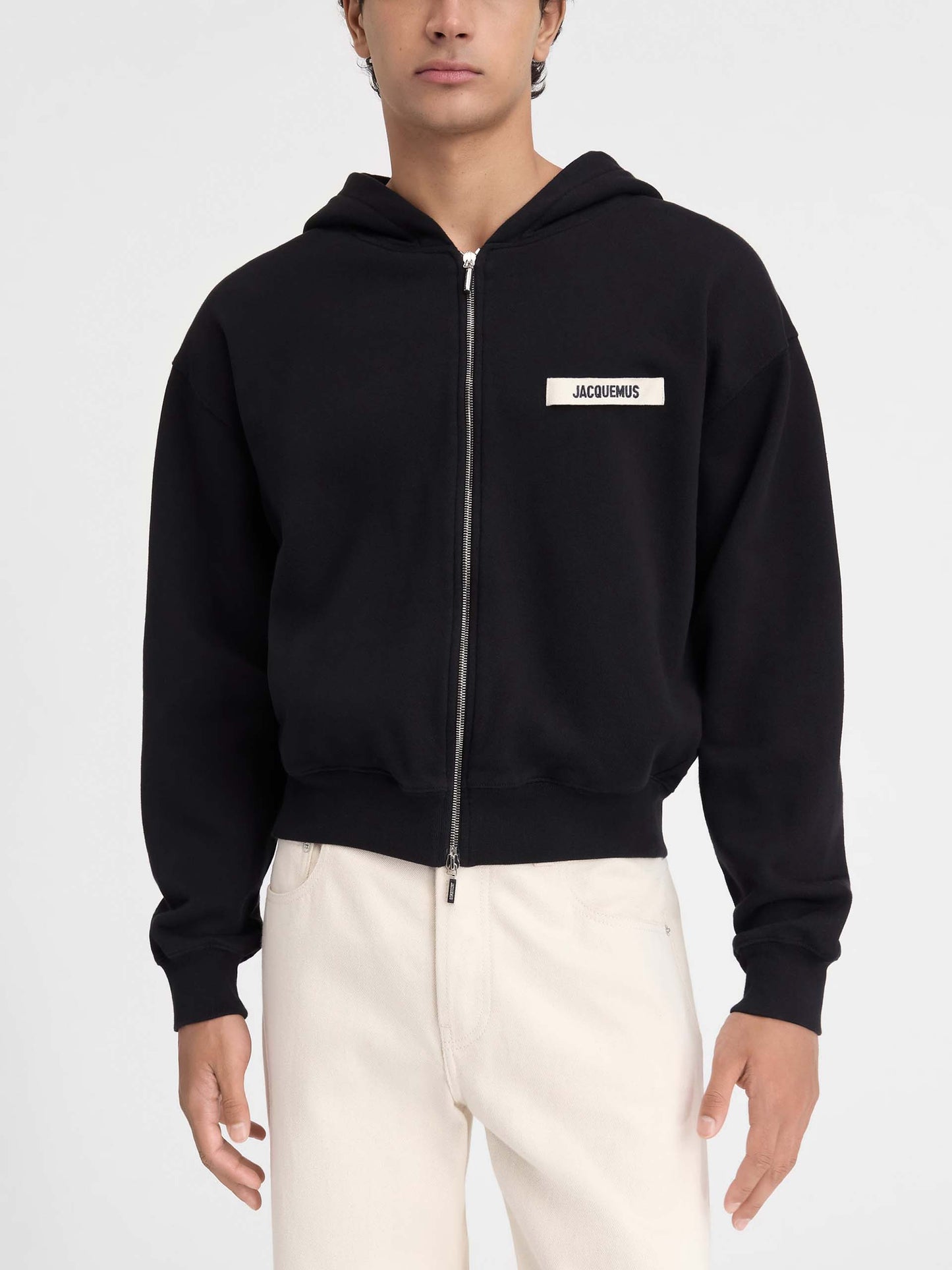 JACQUEMUS - Logo-Hoodie Gros Grain mit Reißverschluss