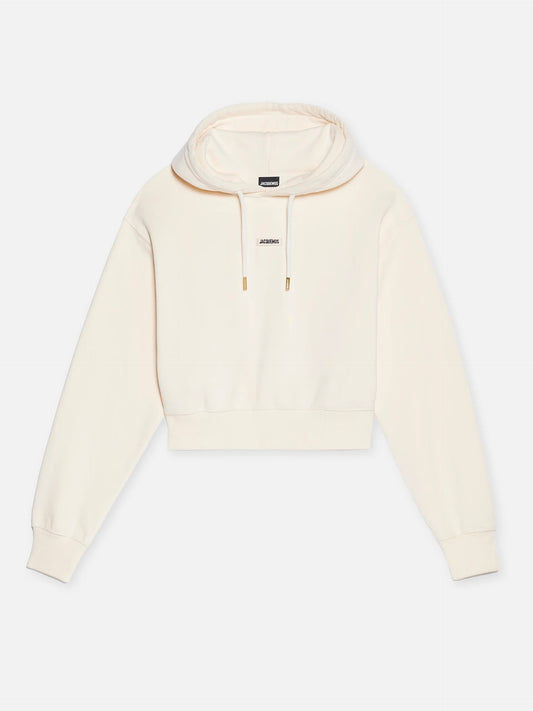 JACQUEMUS - Logo-Hoodie Gros Grain für Damen in Hellbeige - Light beige