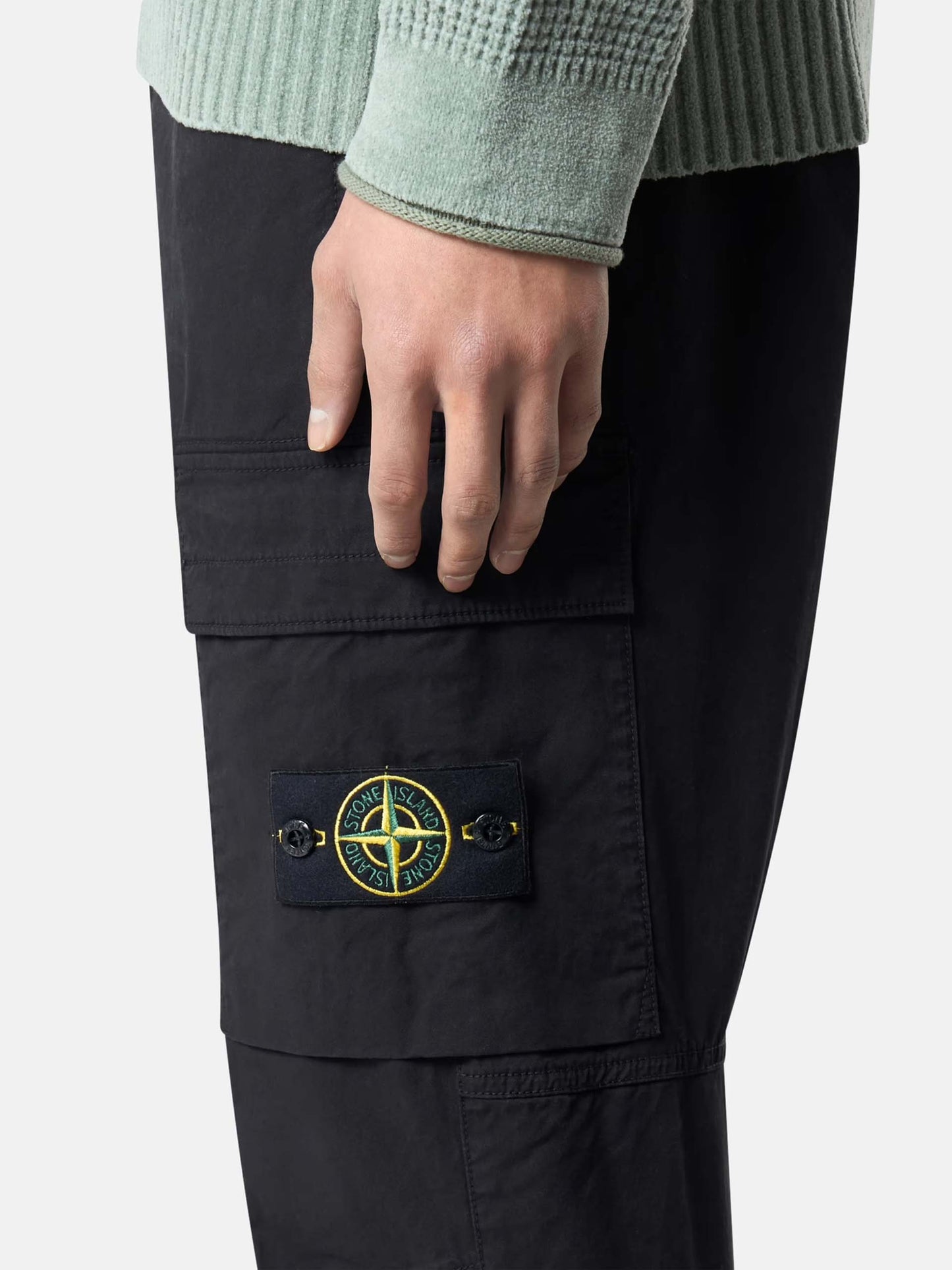STONE ISLAND - Cargohose mit Logo-Patch für Herren