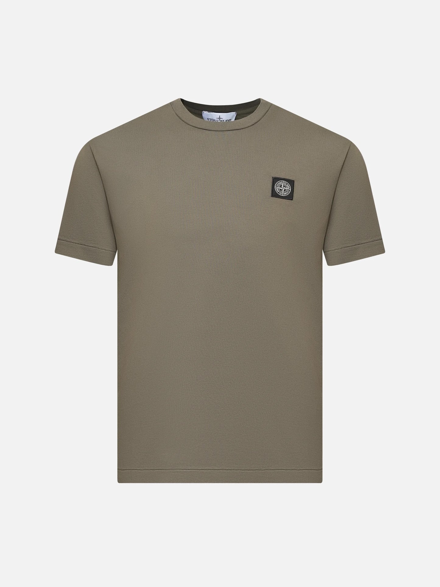 STONE ISLAND - T-Shirt mit Kompass-Logo für Herren in Militärgrün - Military green