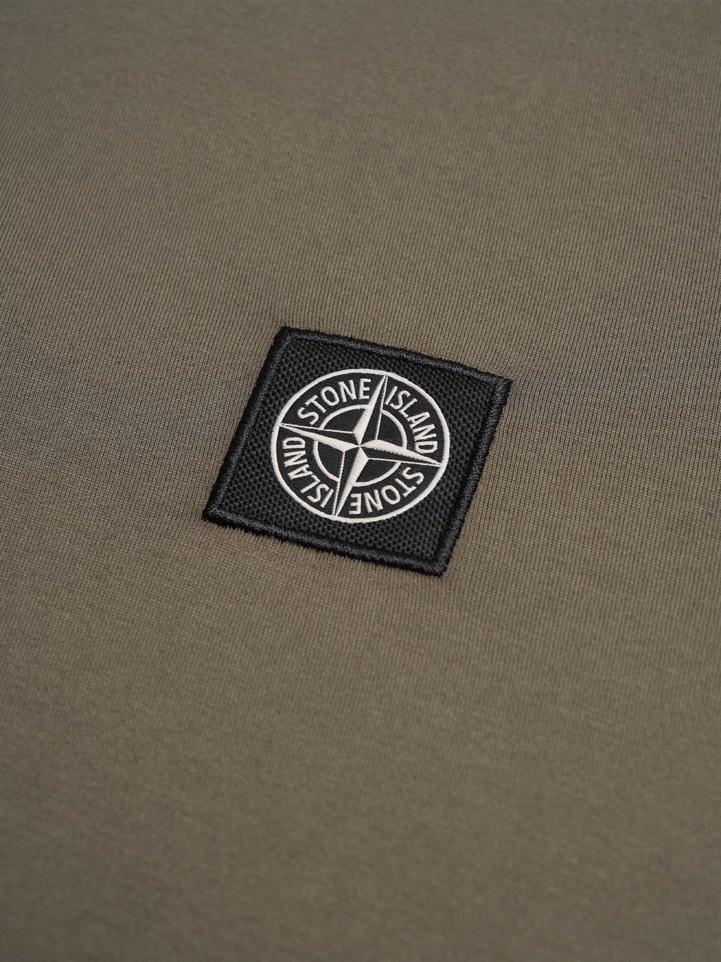 STONE ISLAND - T-Shirt mit Kompass-Logo für Herren in Militärgrün - Military green