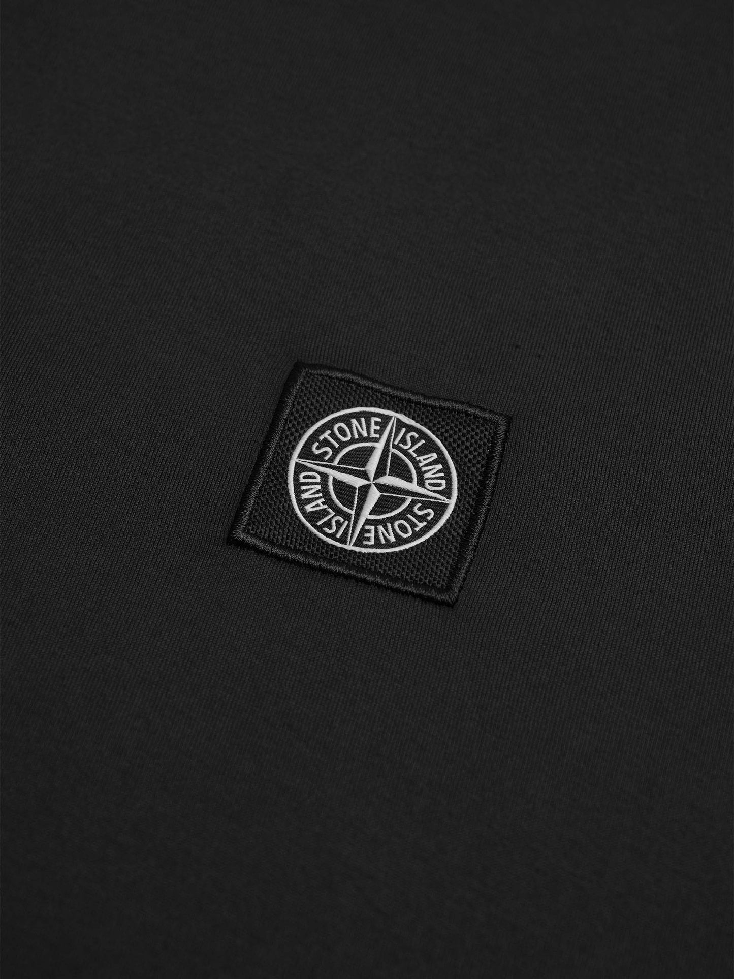 STONE ISLAND - T-Shirt mit Kompass-Logo für Herren in Schwarz - Black