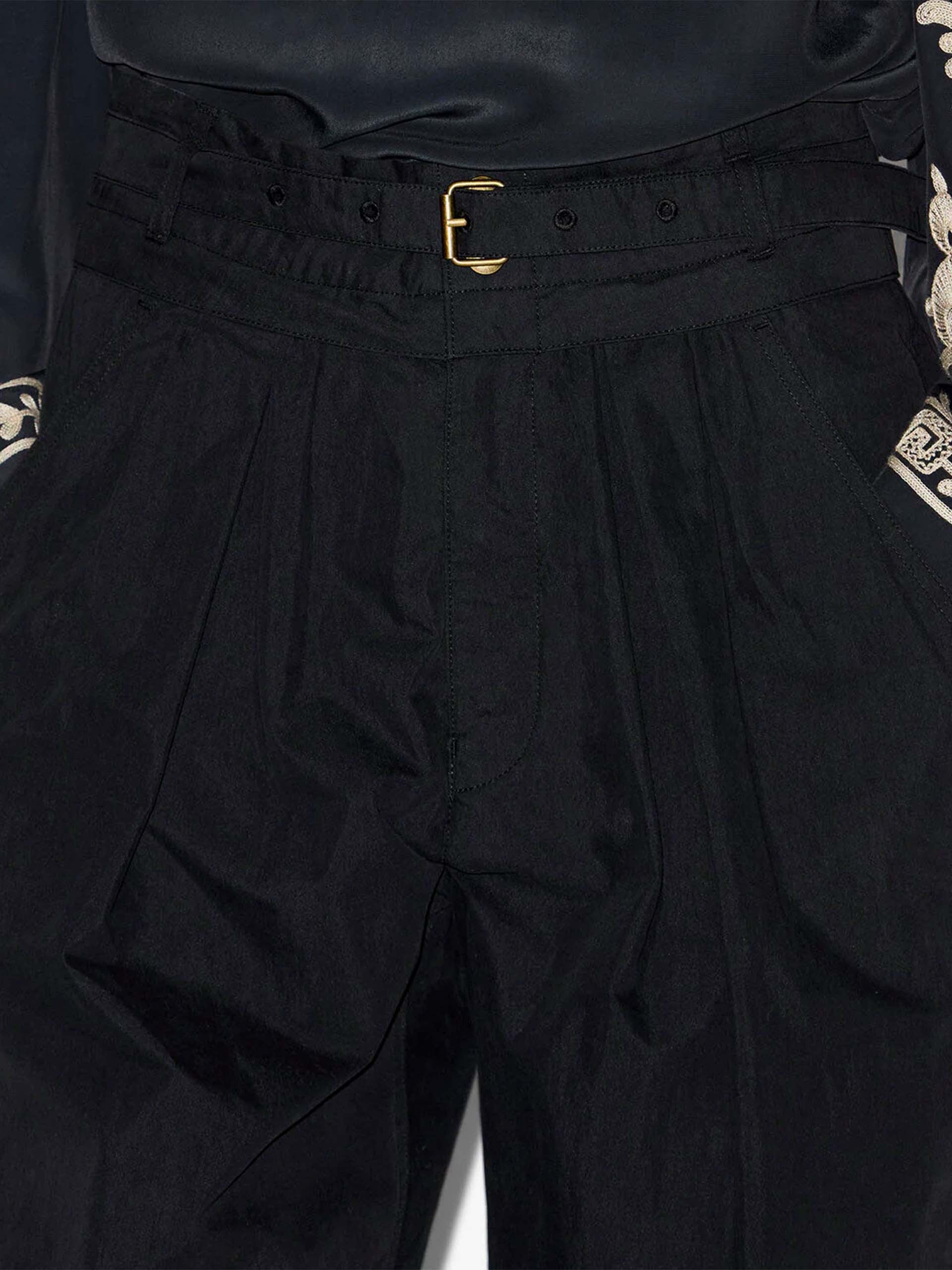 MARANT ETOILE - Celia Hose aus Baumwolle für Damen in Verblasstes Schwarz - Faded black
