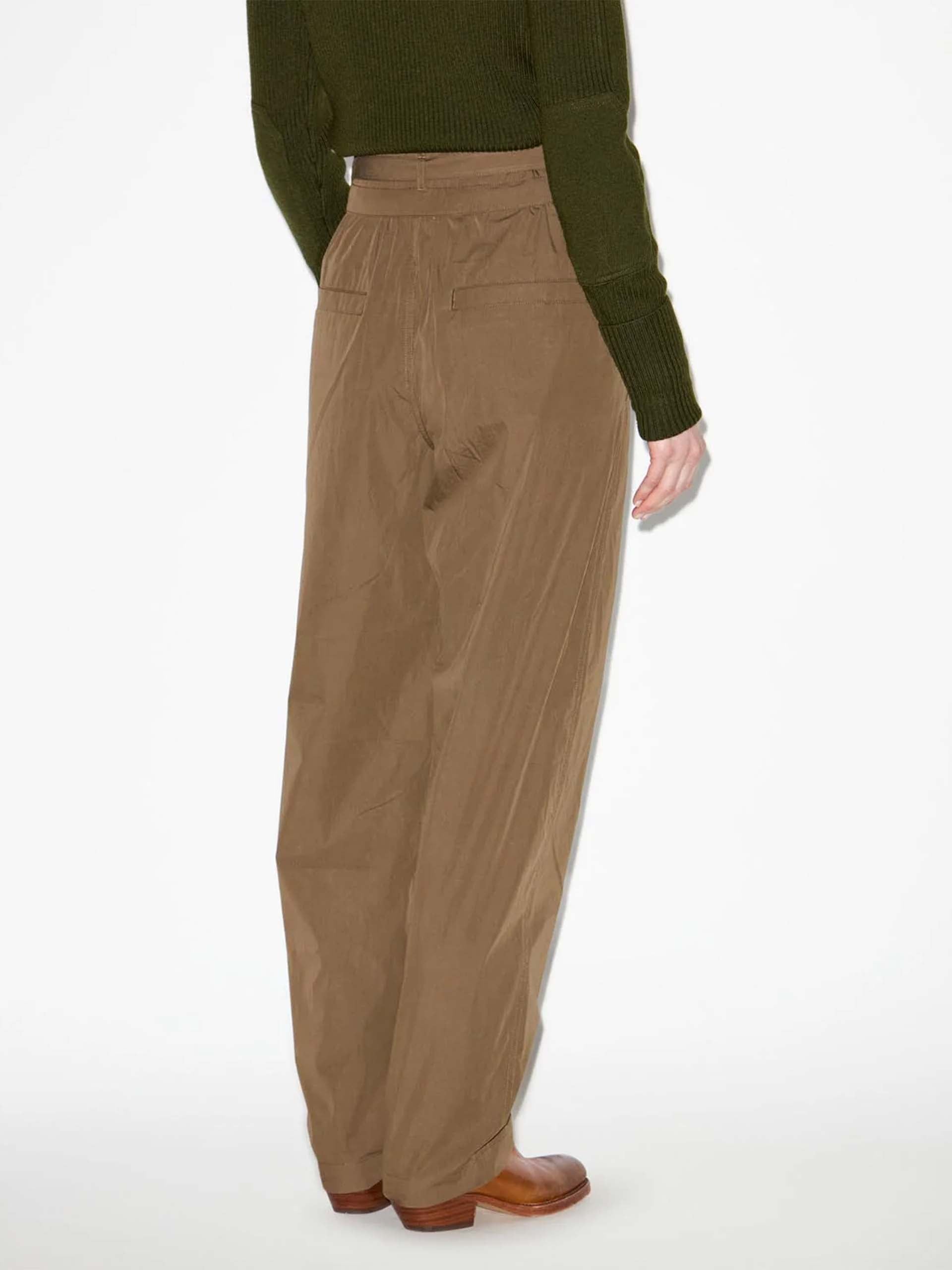MARANT ETOILE - Celia Hose aus Baumwolle für Damen in Khaki
