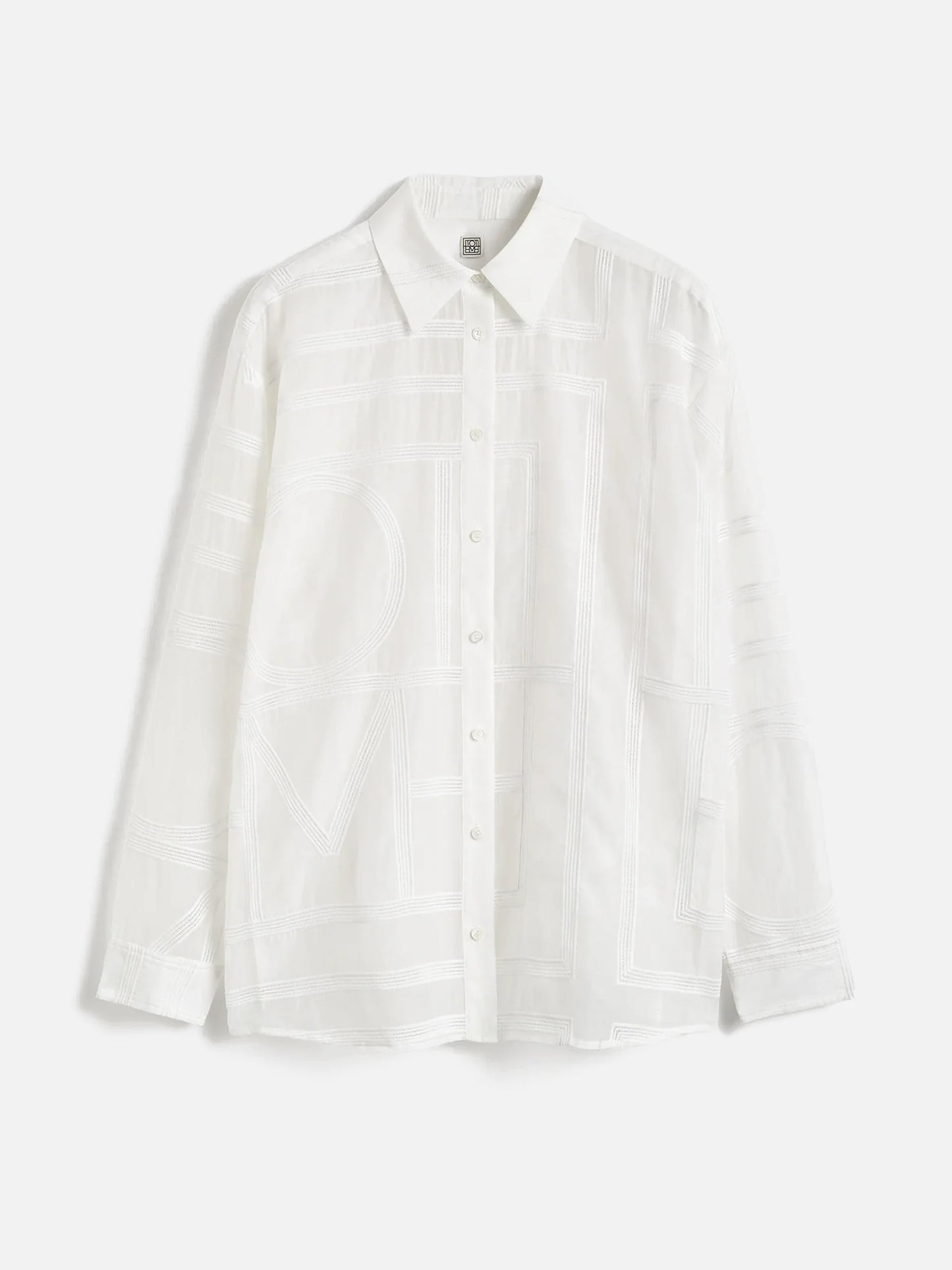 TOTEME - Hemd mit gehäkeltem Monogramm für Damen