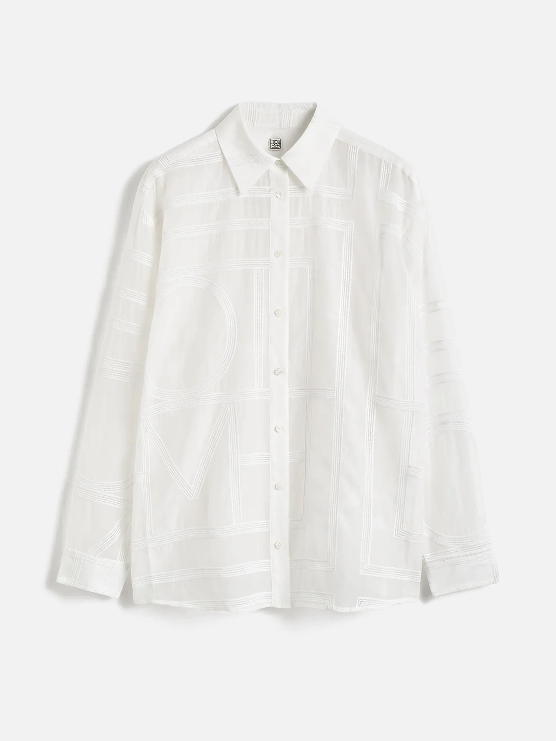 TOTEME - Hemd mit gehäkeltem Monogramm für Damen