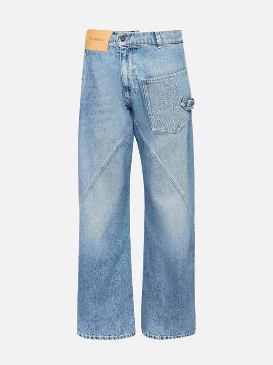 JW ANDERSON - Twisted Workwear Jeans mit Logo für Damen