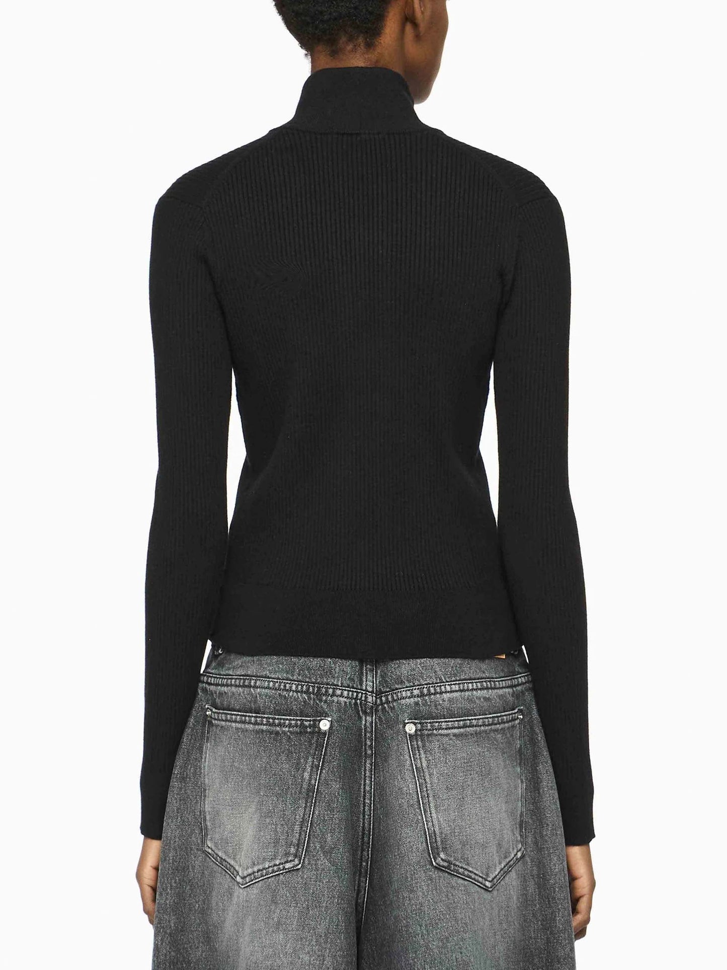 JW ANDERSON - Strickjacke aus Baumwollmix für Damen in Schwarz - Black