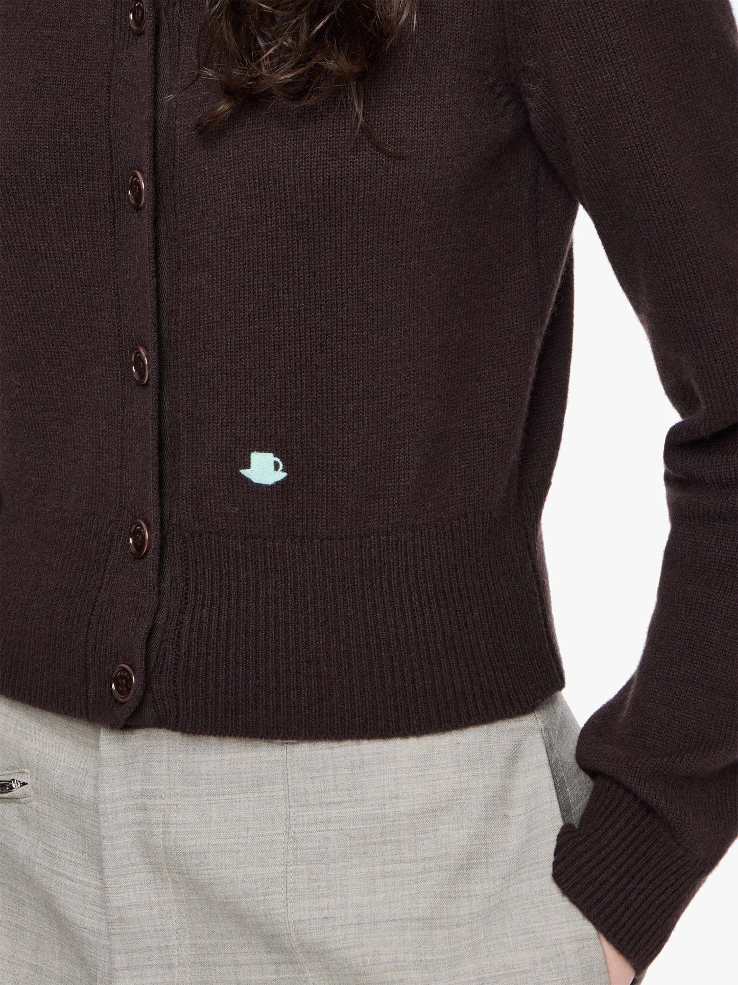 JW ANDERSON - Cardigan mit Logo-Stickerei für Damen