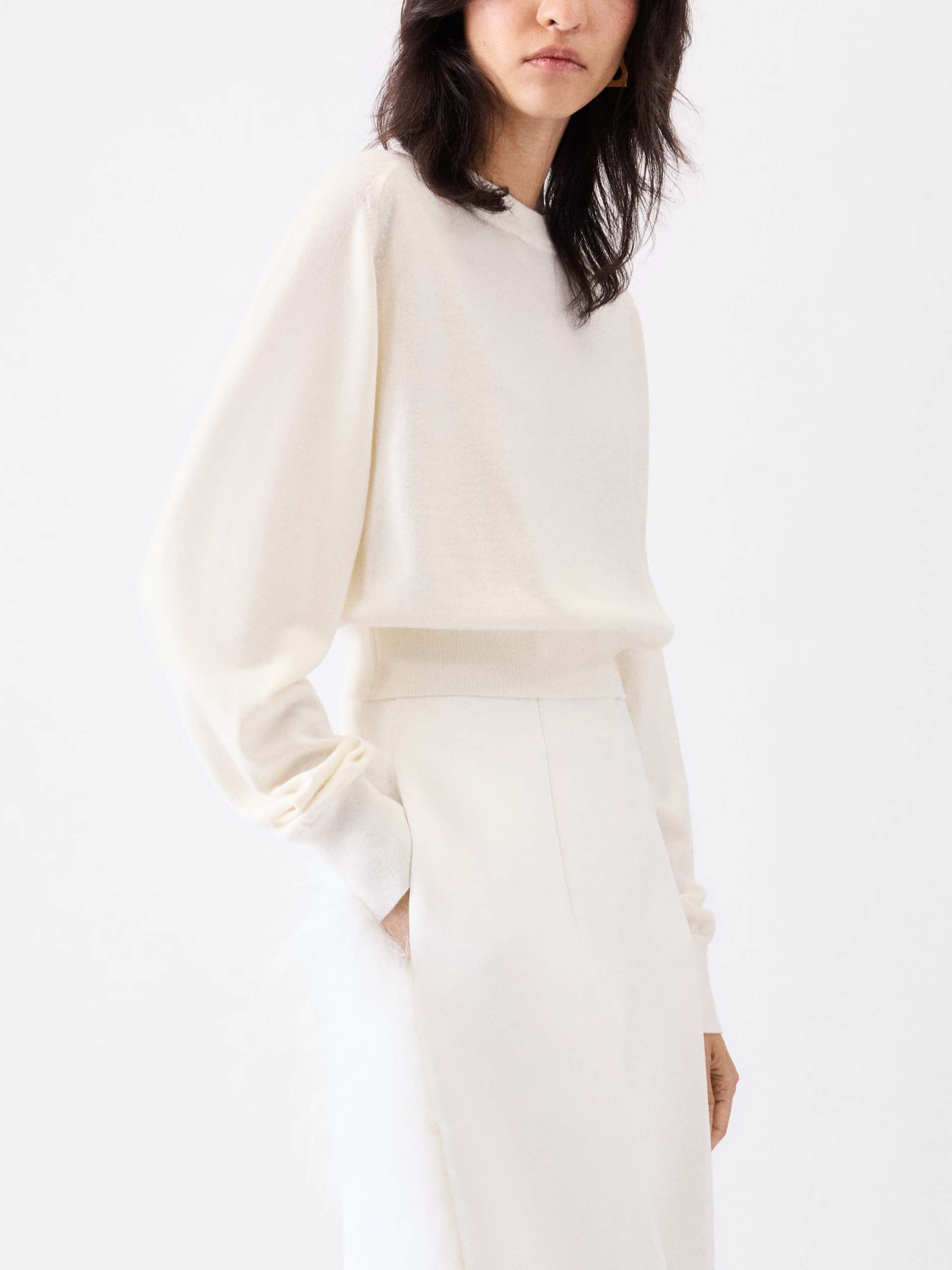 JACQUEMUS - Brode Pullover mit Logo-Stickerei für Damen in Off-White