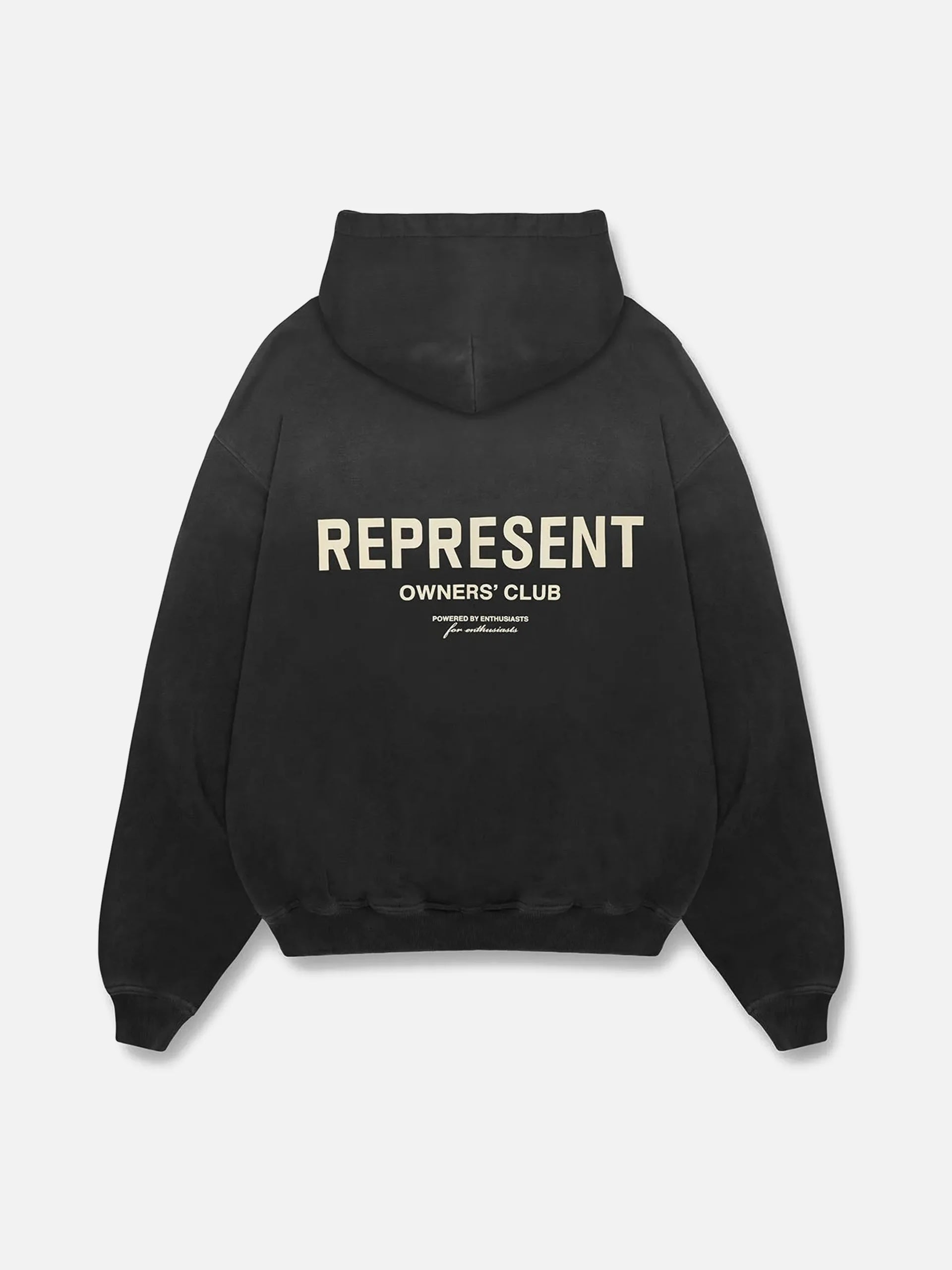 REPRESENT - Owners Club Hoodie für Herren in Vintage Schwarz - Vintage black