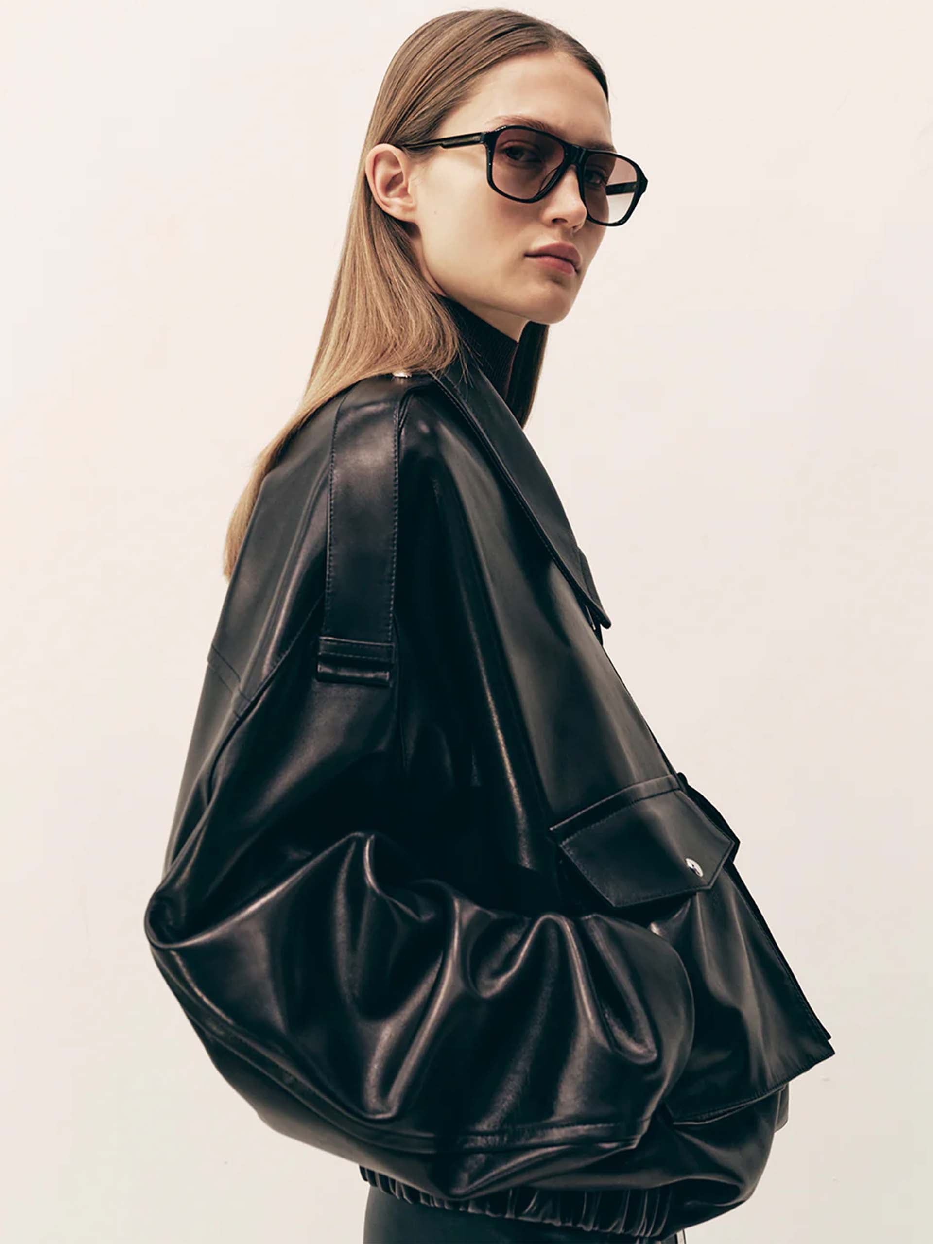 KHAITE Owey leather jacket for women – NEW TAKE FIVE