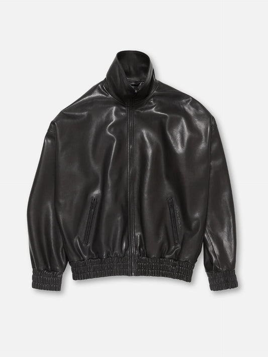 ACNE STUDIOS - Lederjacke mit Logo-Patch für Damen