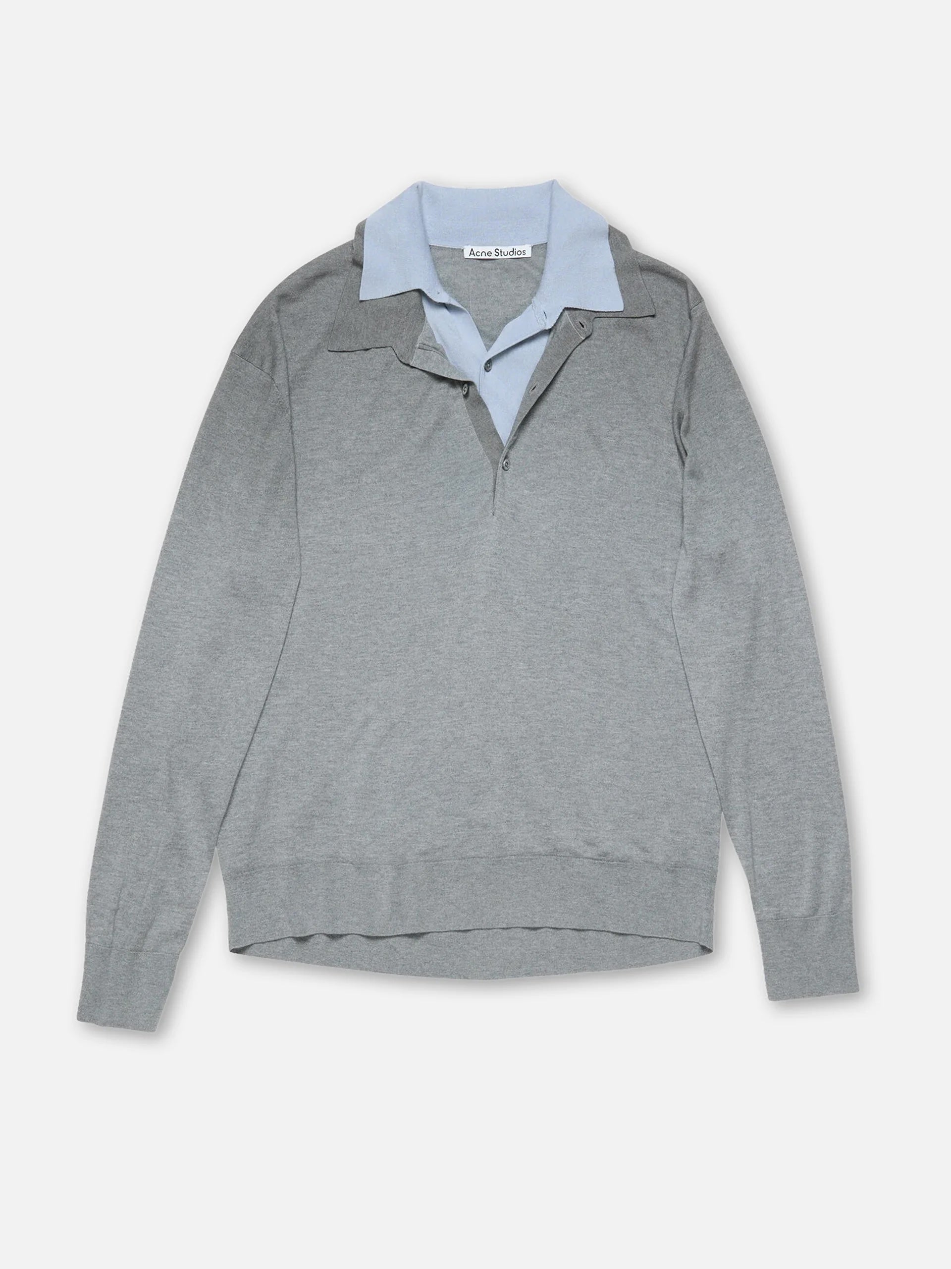 ACNE STUDIOS - Mehrlagiger Polo-Pullover für Damen