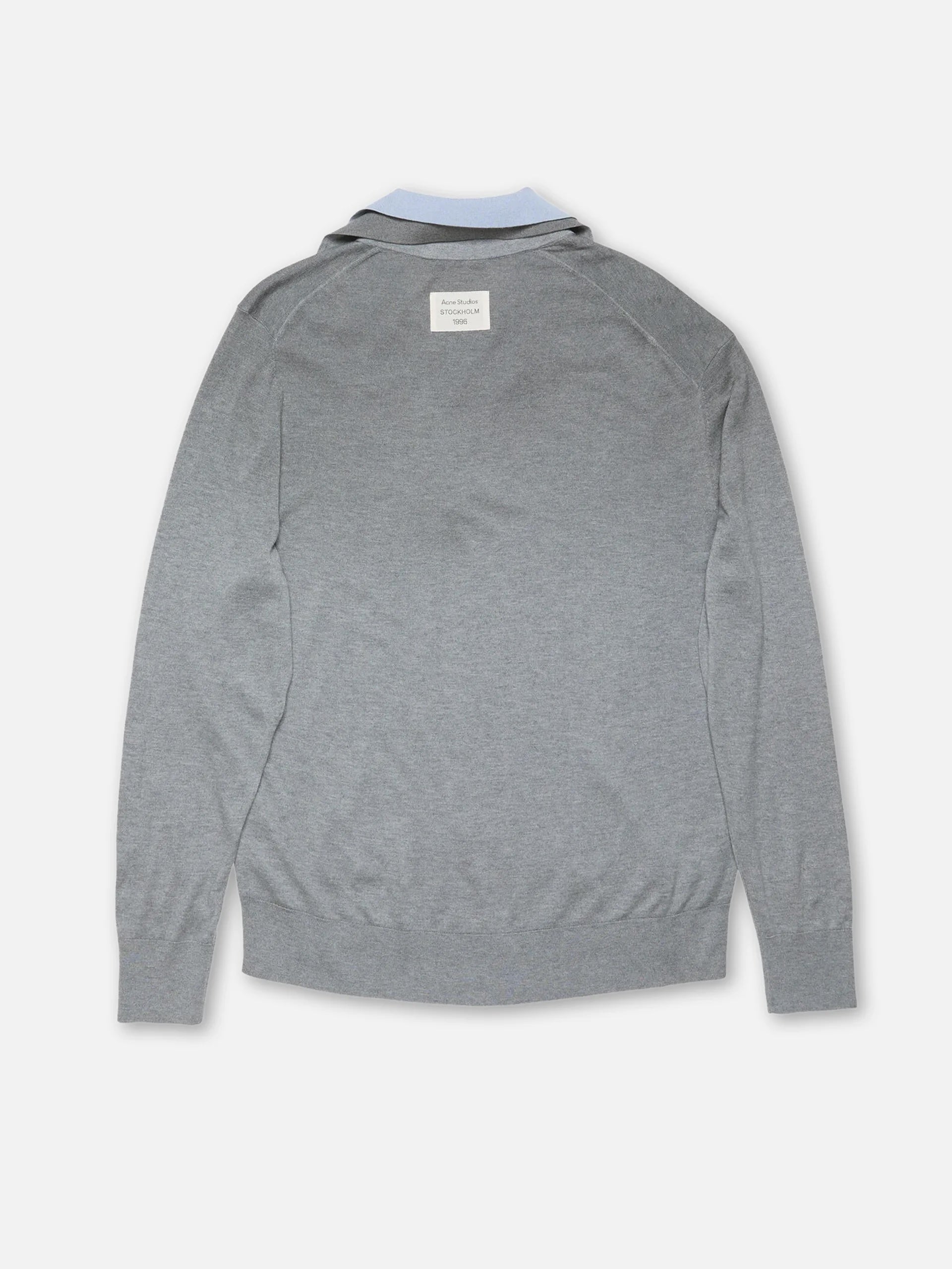 ACNE STUDIOS - Mehrlagiger Polo-Pullover für Damen