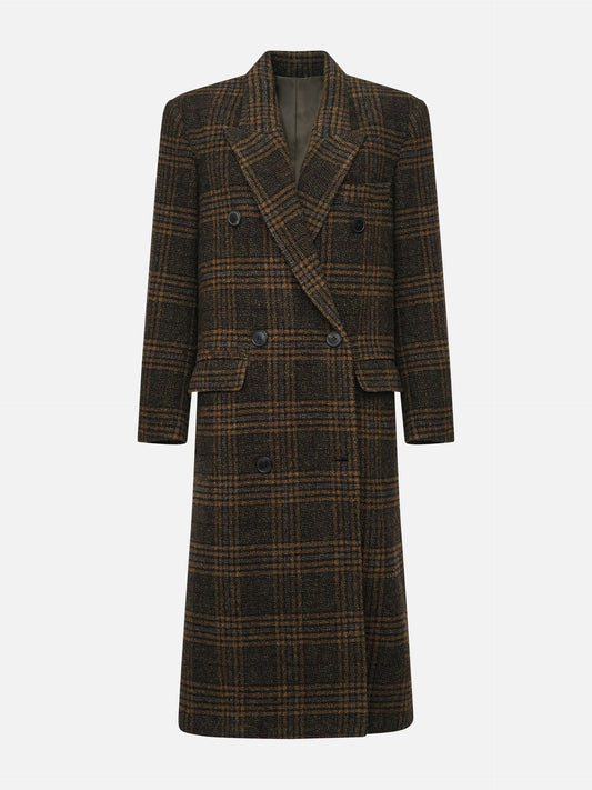 MARANT ETOILE - Karierter Mantel Lexana für Damen