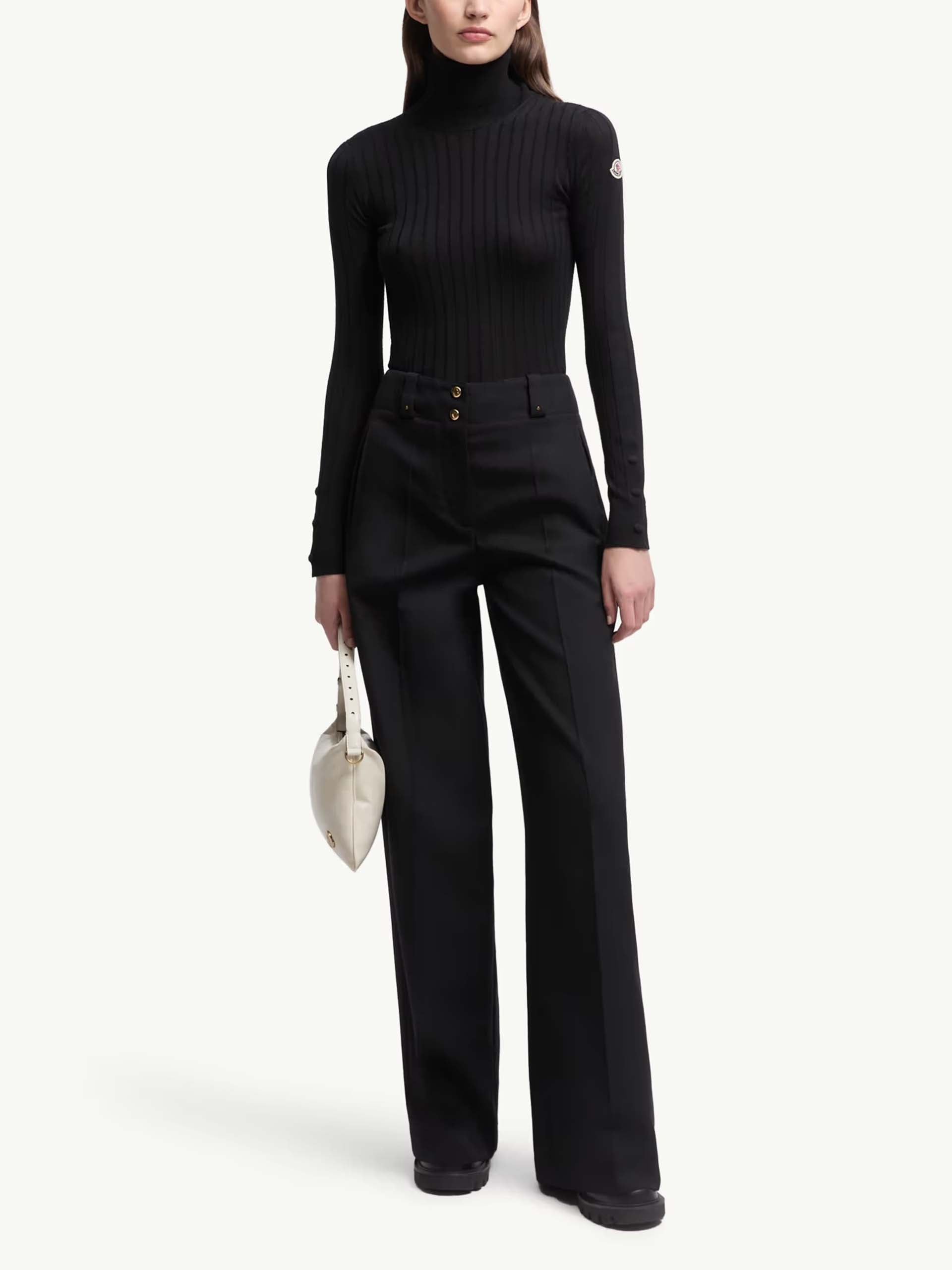MONCLER - Rollkragenpullover mit Logo für Damen