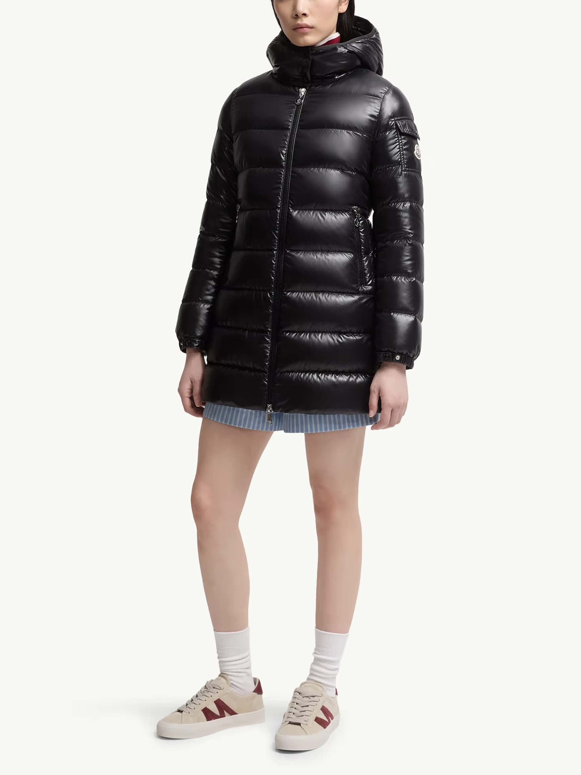 MONCLER - Lange Daunenjacke Courcelles für Damen