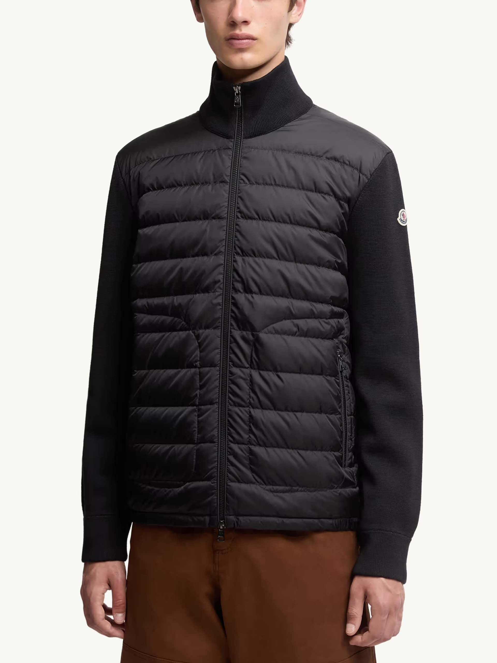 MONCLER - Strickjacke mit Daunenfüllung für Herren