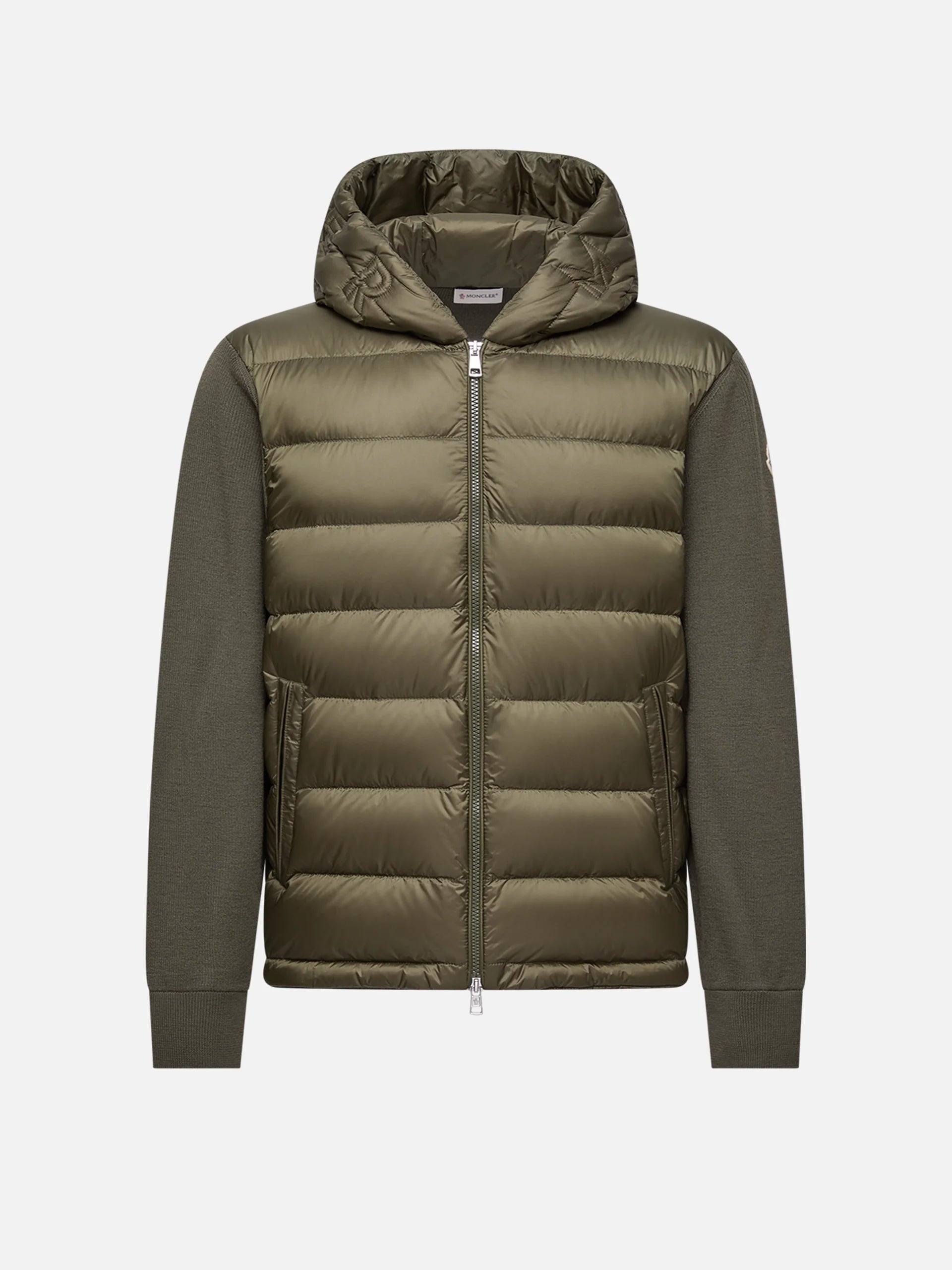 MONCLER - Daunen-Strickjacke mit Kapuze für Herren