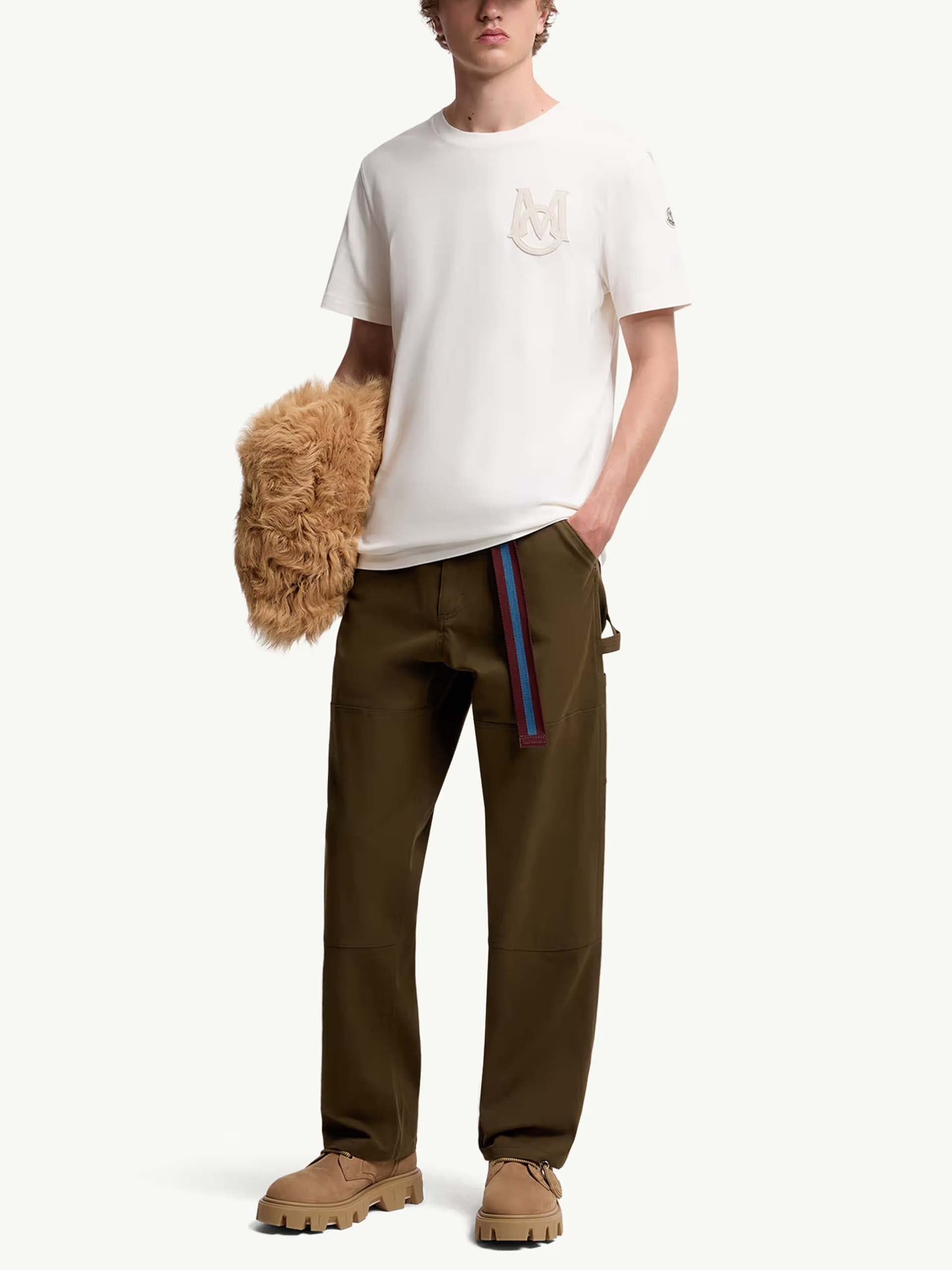 MONCLER - T-Shirt mit Monogramm-Logo für Herren